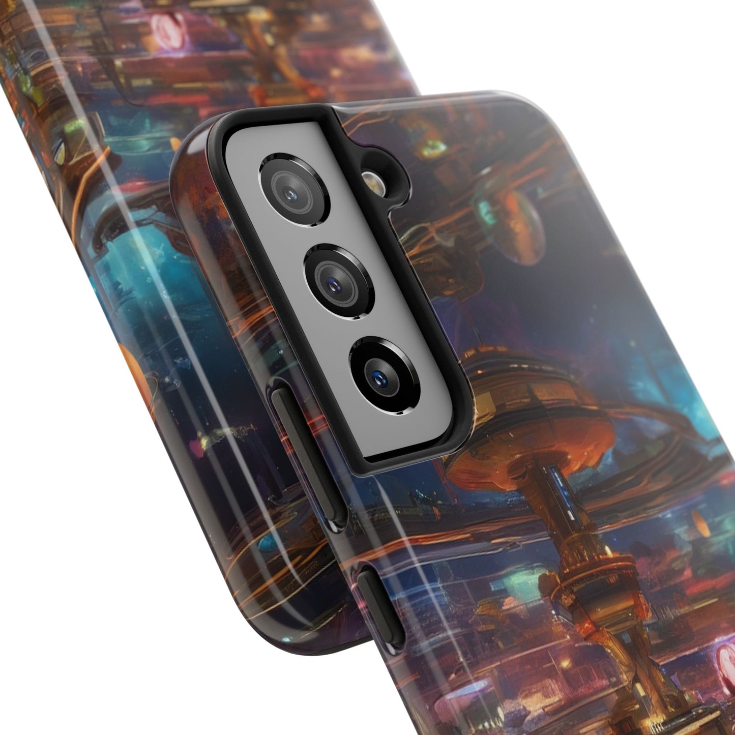 Tough Phone Case - 2-Piece Impact-Resistant Glossy Shield