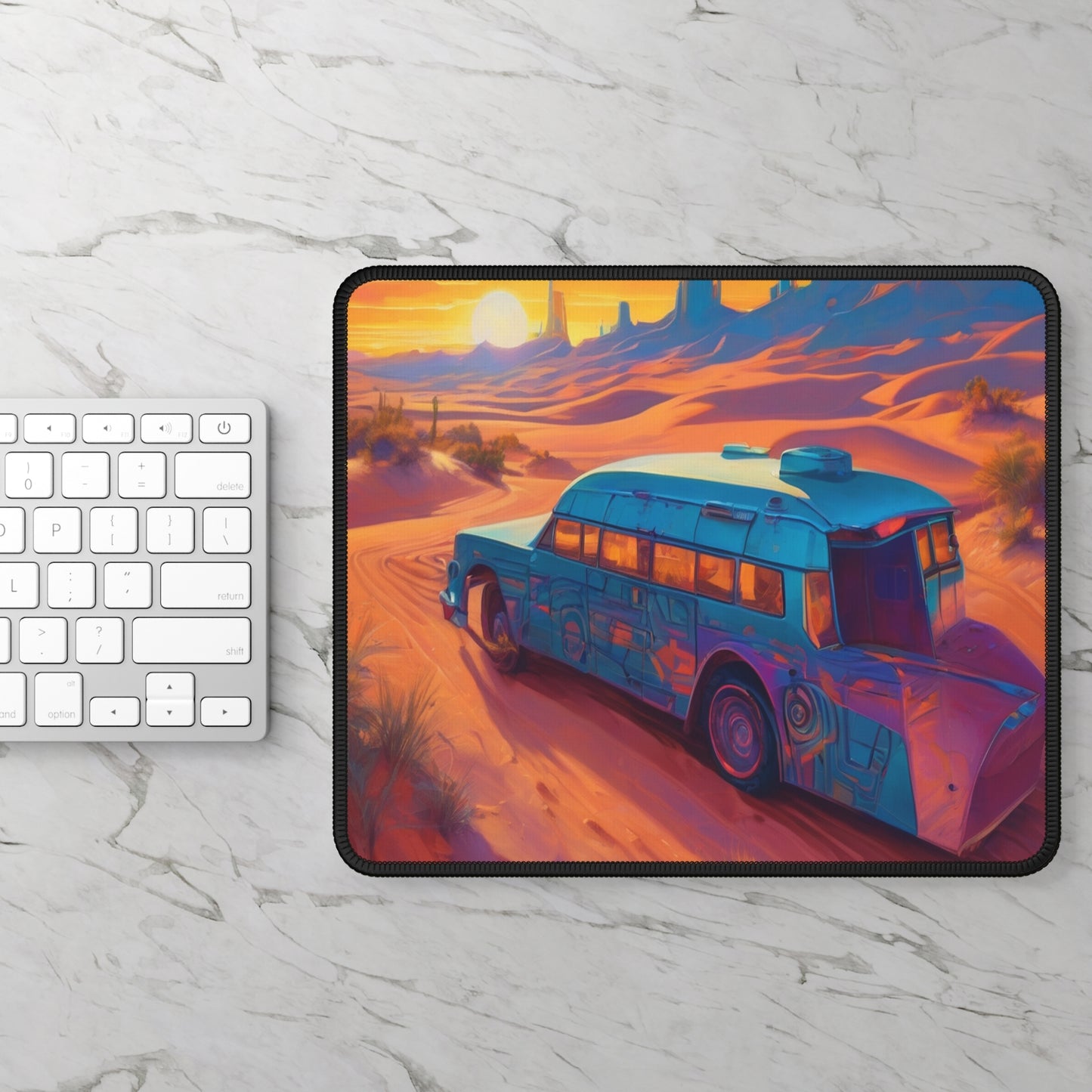 Gaming Mouse Pad – Custom 9x7 Neoprene with Stitched Edges