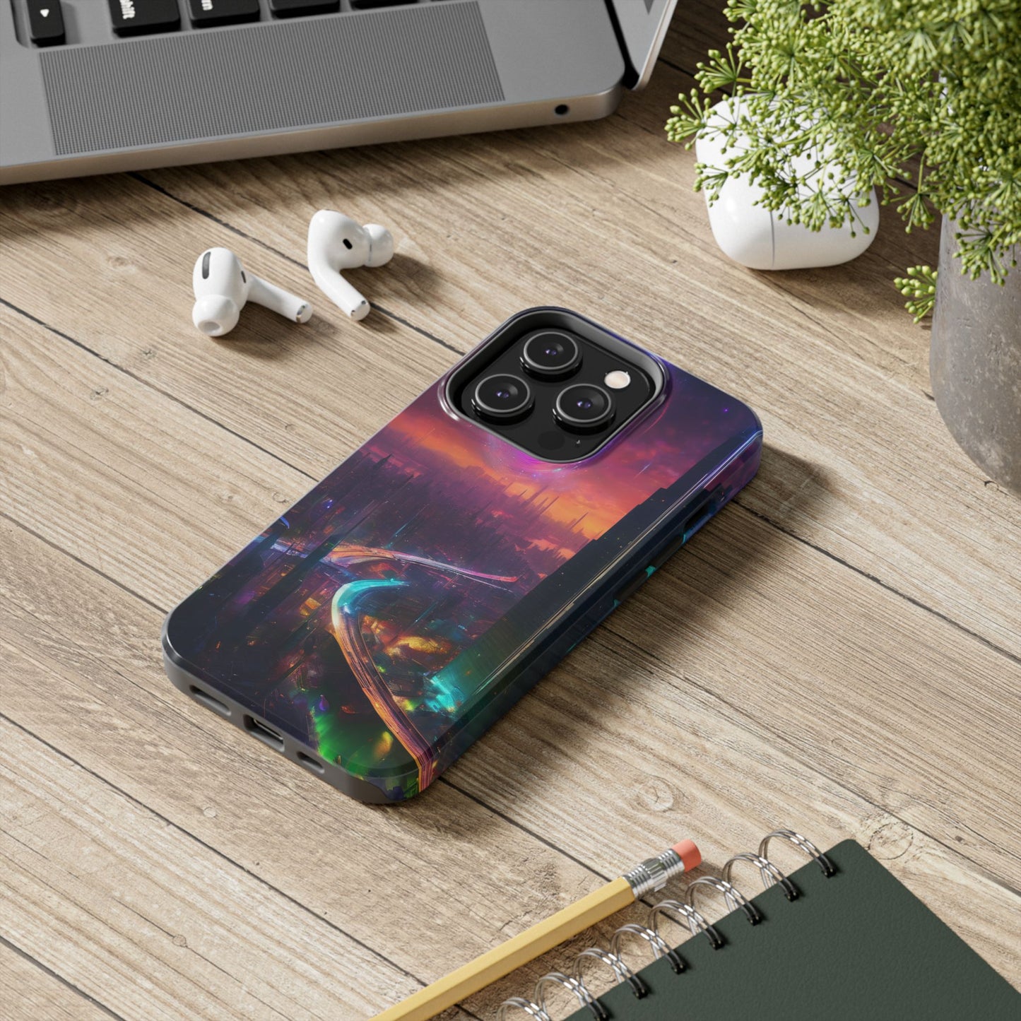 Tough Phone Case – Shockproof TPU/Polycarbonate for iPhone & Samsung