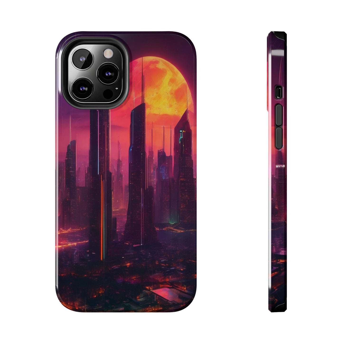 Tough Phone Case: Shockproof 2-Piece TPU/PC Shell