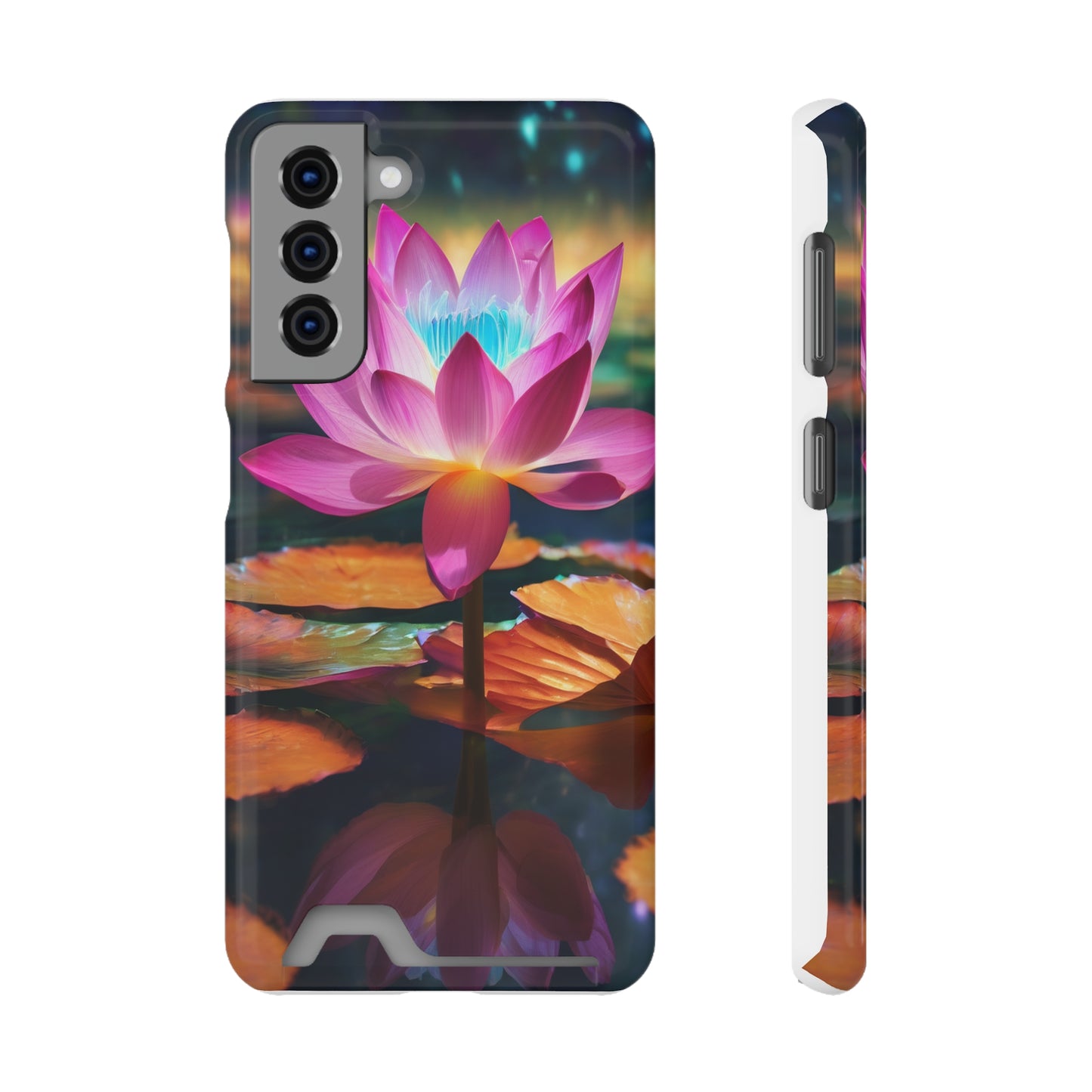 Neon Phone Case with Card Holder - MagSafe & Card Storage