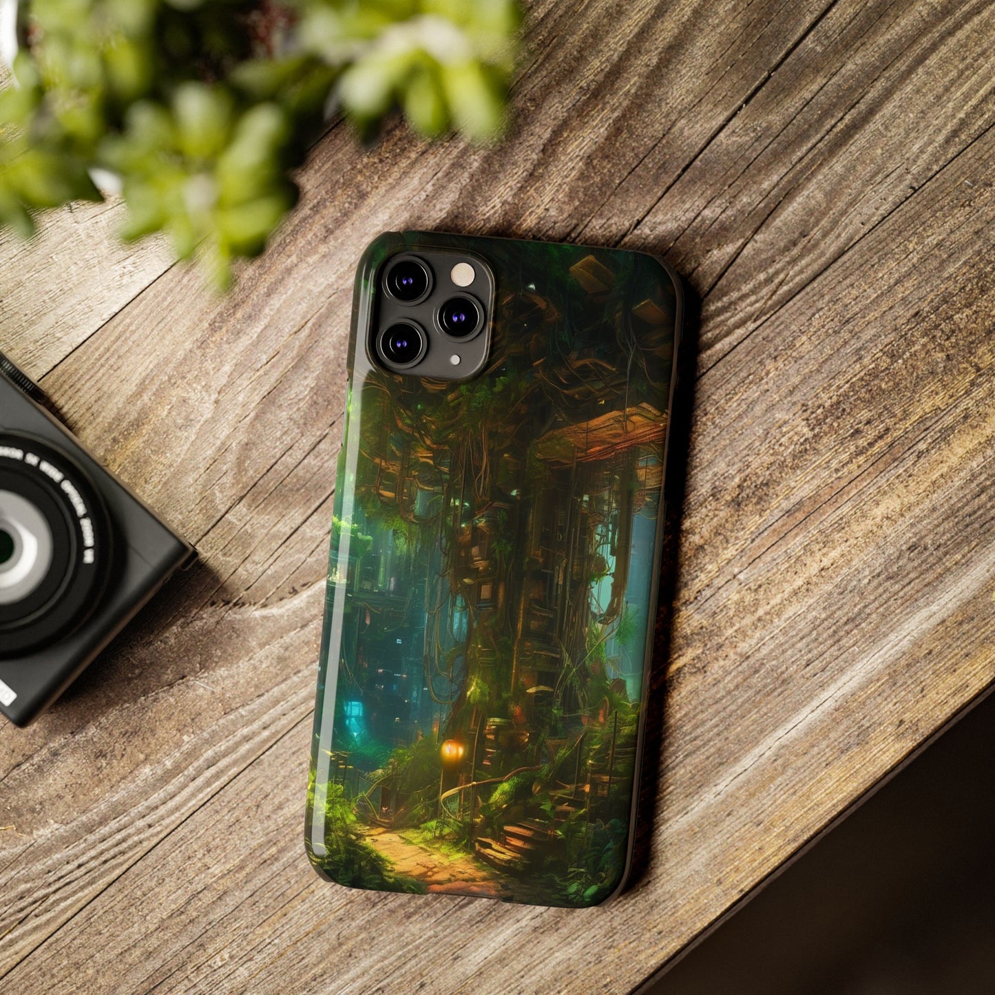 Neon Slim Phone Case for iPhone 16 Glossy Lexan