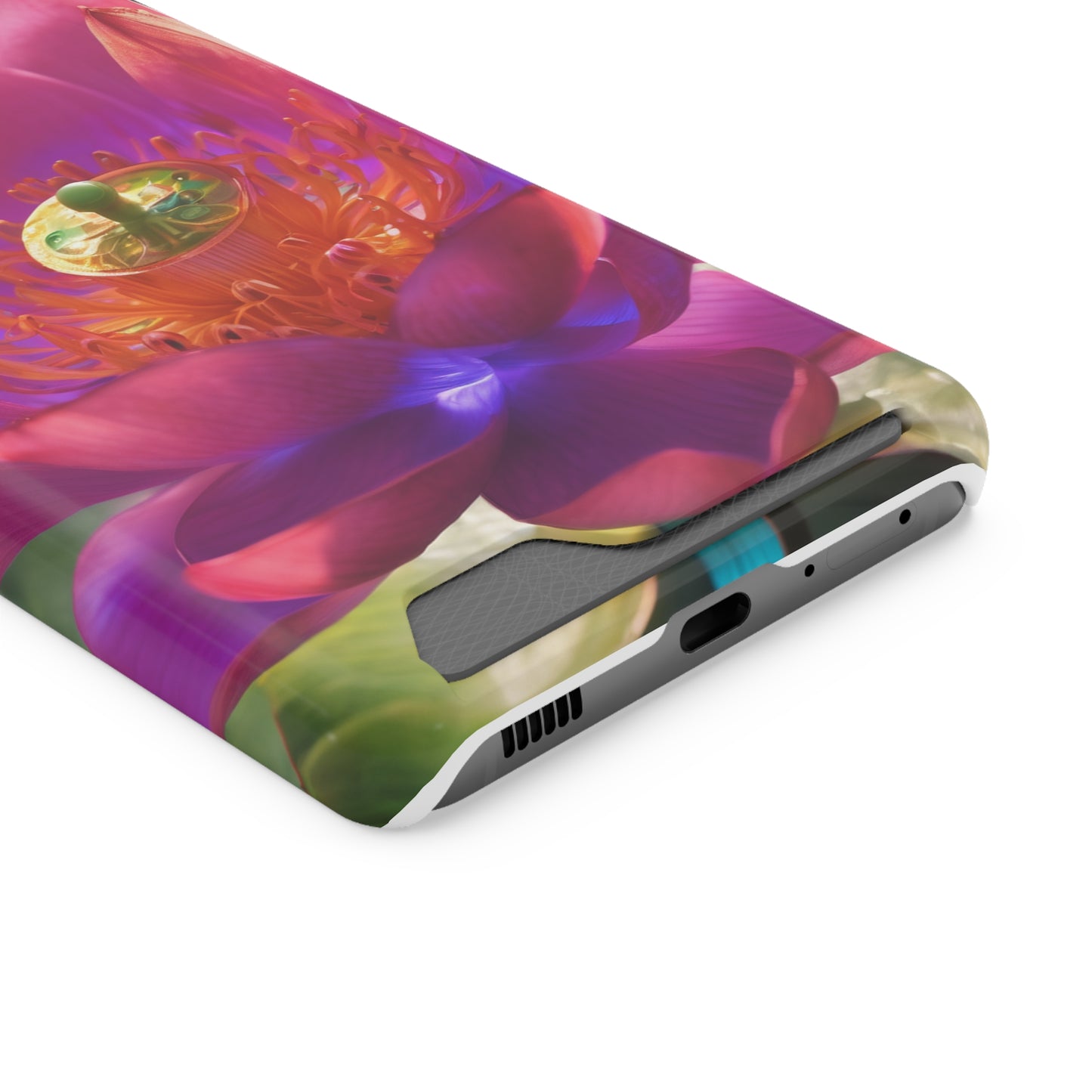 Neon Phone Case with Card Holder - MagSafe Polycarbonate Glossy/Matte