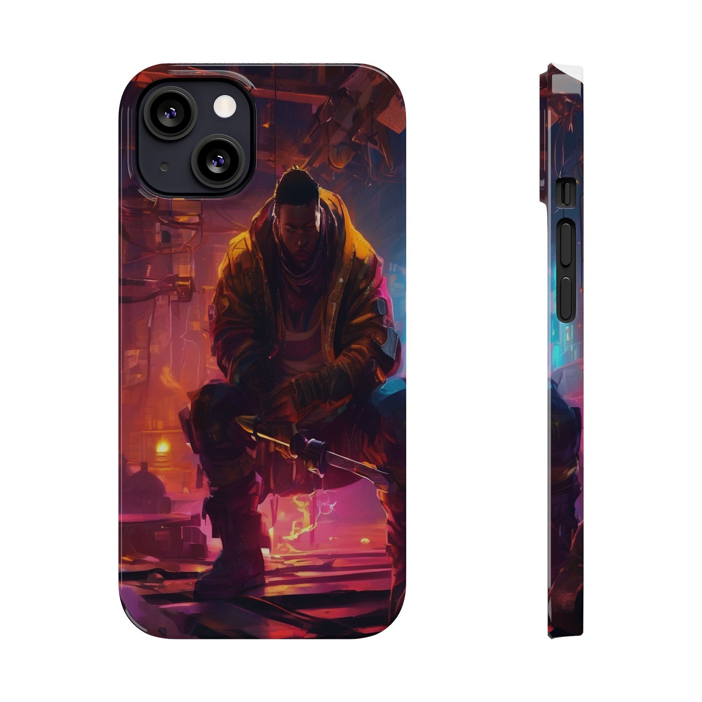 Slim Phone Case for iPhone 16 - Ultra-Thin, Glossy PC