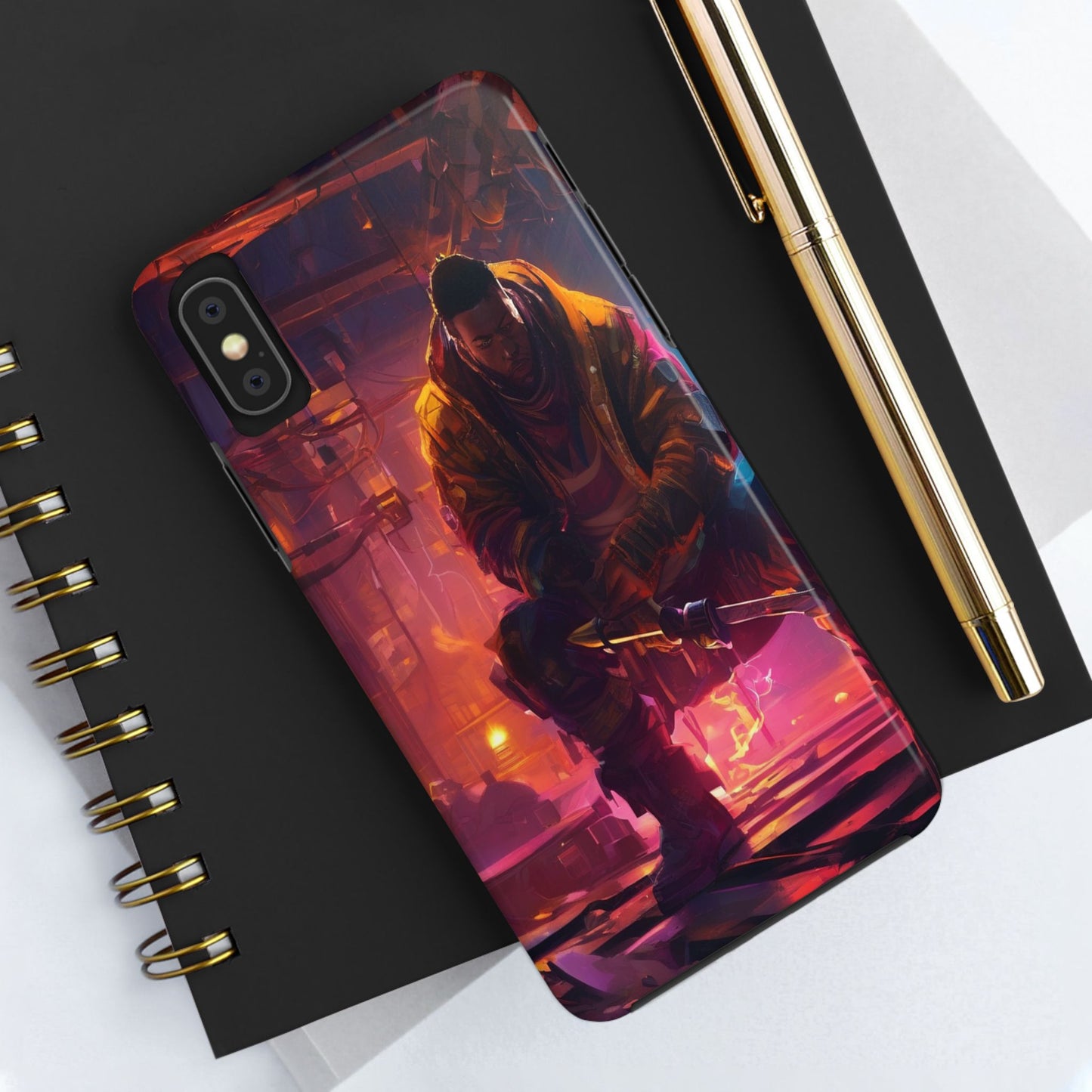Tough Phone Case - Shockproof TPU & PC Shell for iPhone & Samsung