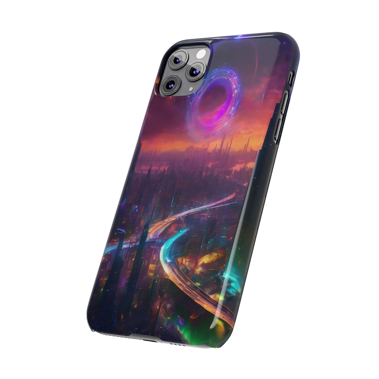 Slim Glossy Phone Case for iPhone 16 – Lexan PC