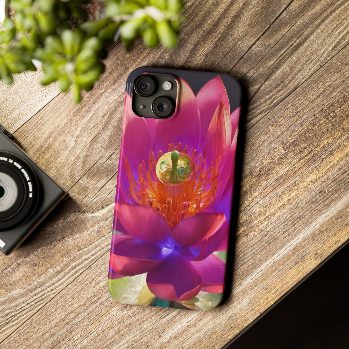 Slim Phone Case for iPhone 16 - Glossy Lexan, Ultra-Thin
