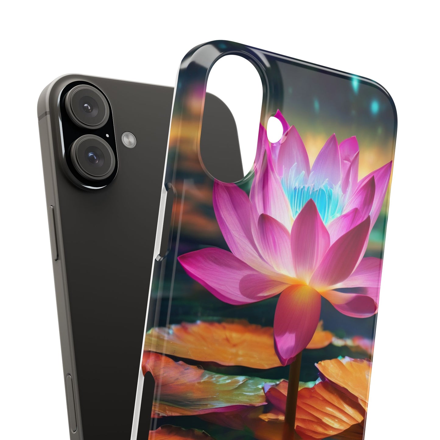 Slim Glossy Polycarbonate Phone Case for iPhone 16