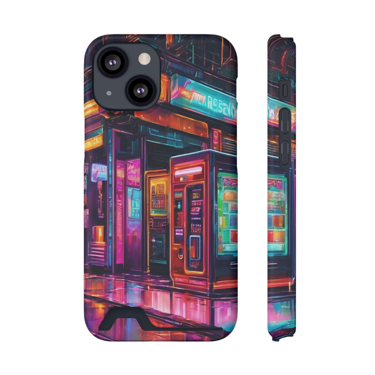 Phone Case with Card Holder - MagSafe, Polycarbonate, Glossy/Matte