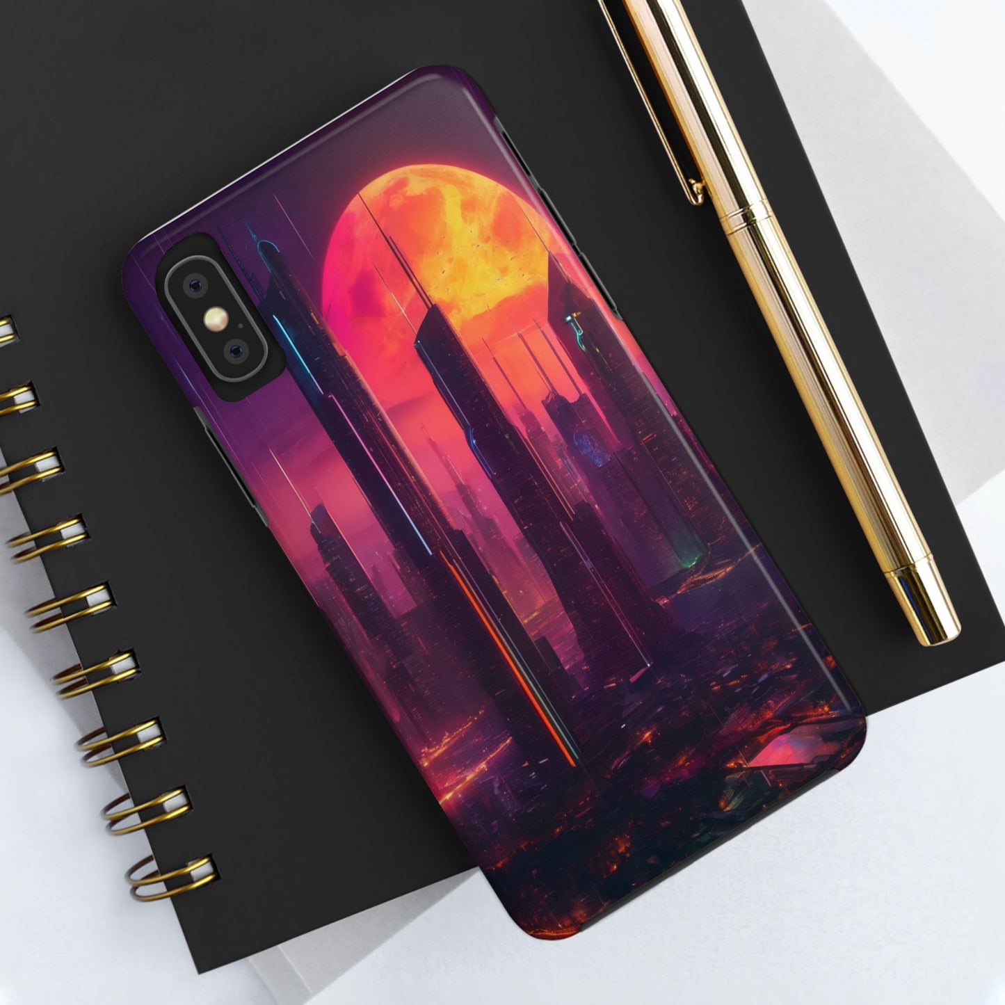 Tough Phone Case: Shockproof 2-Piece TPU/PC Shell