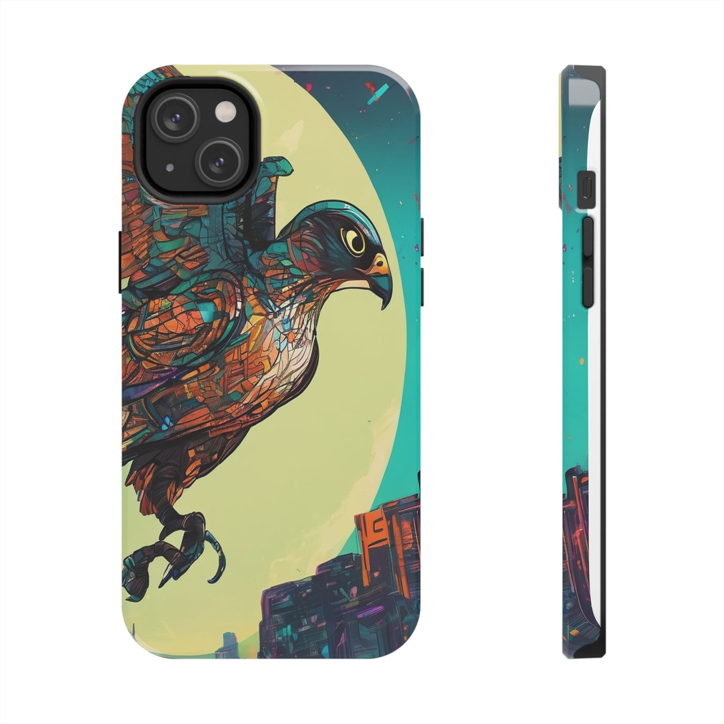 Neon Tough Phone Case - Impact-Resistant, Glossy Finish
