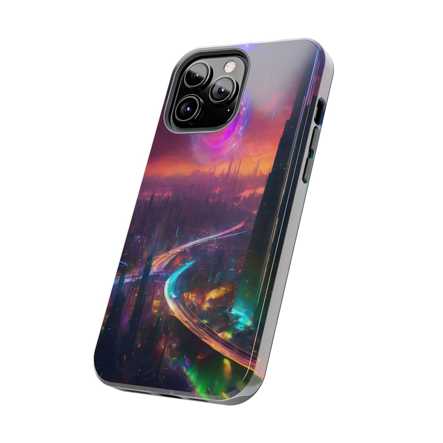 Tough Phone Case – Shockproof TPU/Polycarbonate for iPhone & Samsung