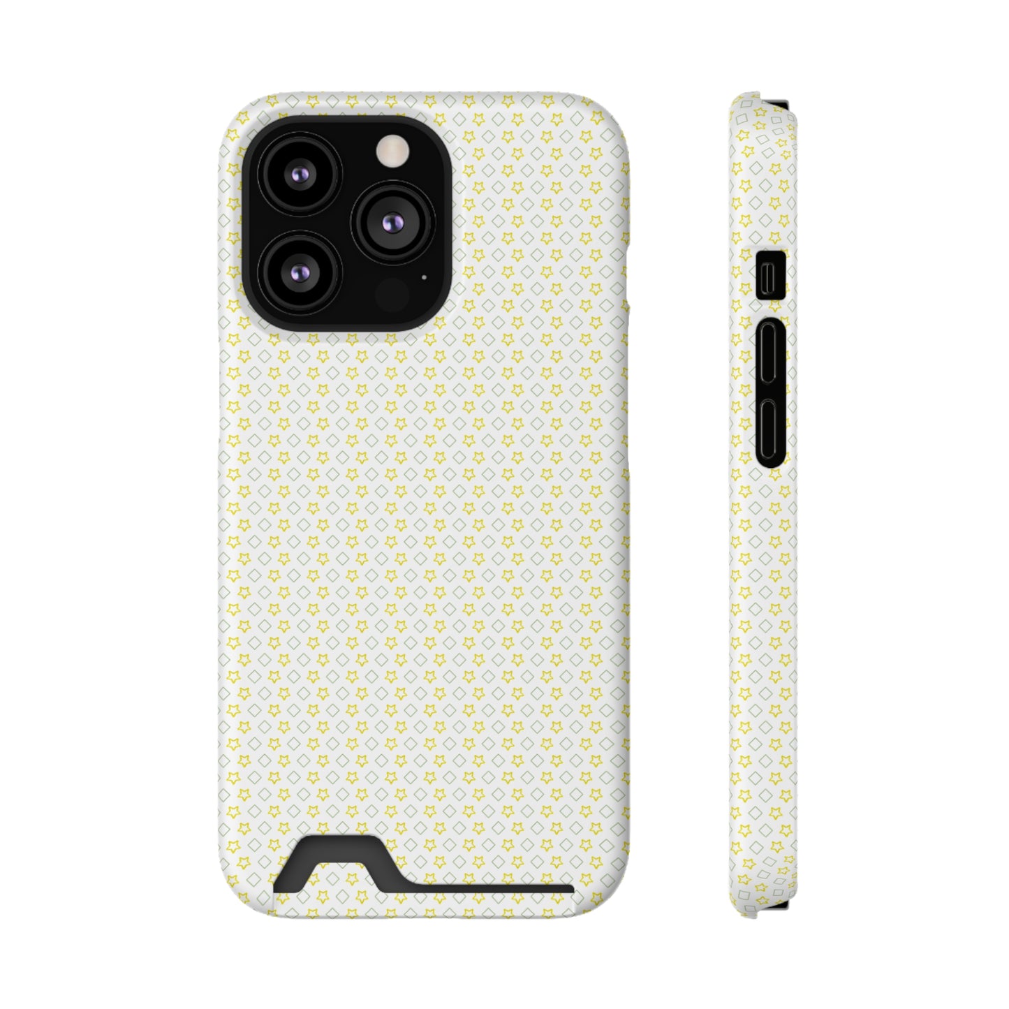 Neon Card Holder Phone Case - MagSafe, Impact-Resistant Polycarbonate