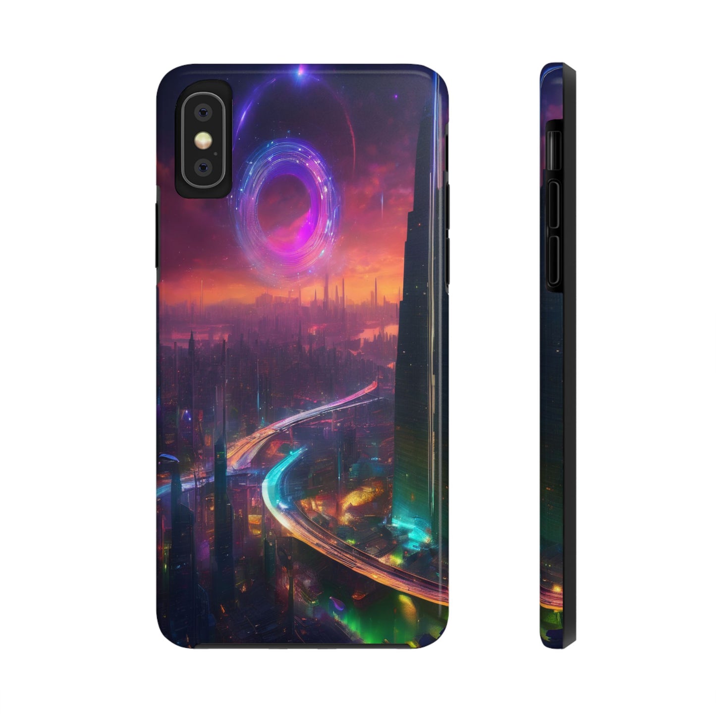 Tough Phone Case – Shockproof TPU/Polycarbonate for iPhone & Samsung