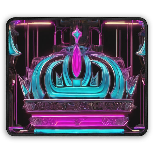Gaming Neon Mouse Pad 9x7 - Custom, Stitched Edges