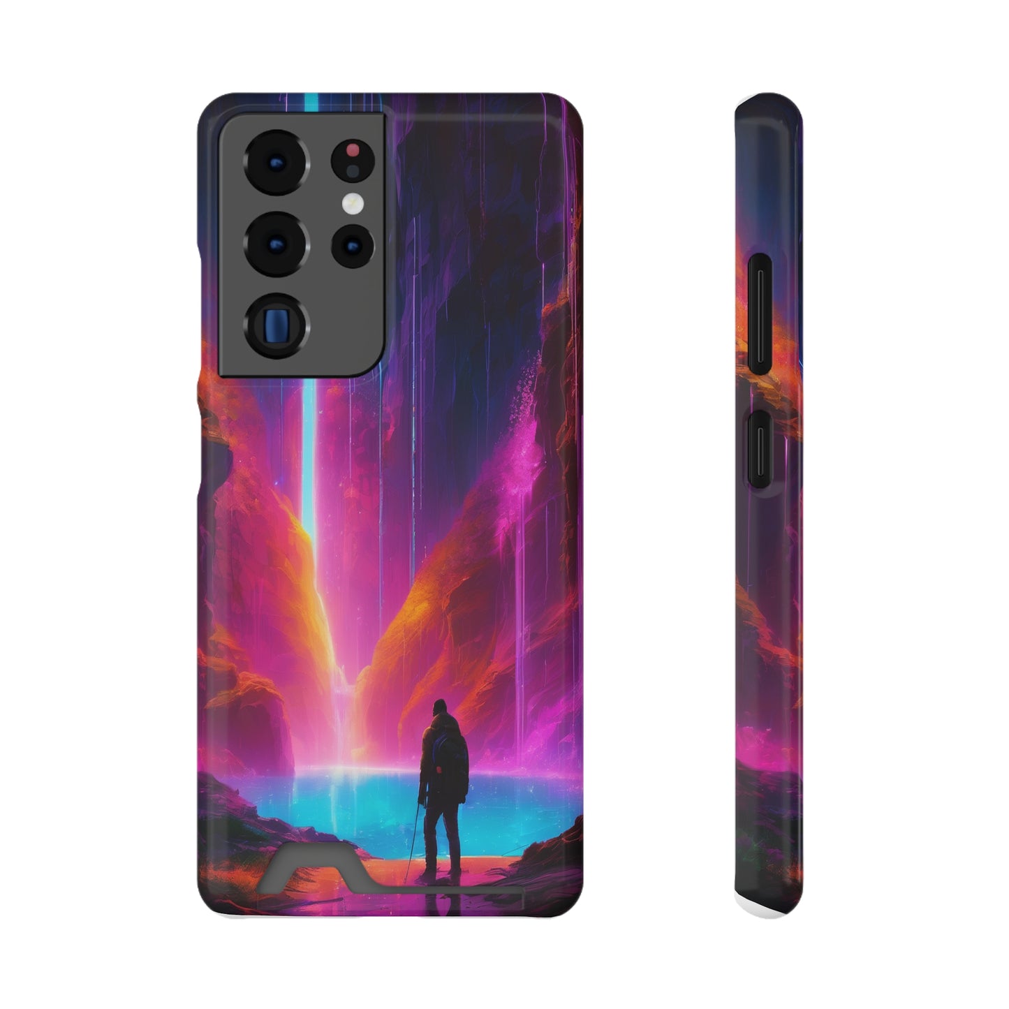 Neon Phone Case with Card Holder – MagSafe, 1 Card Slot