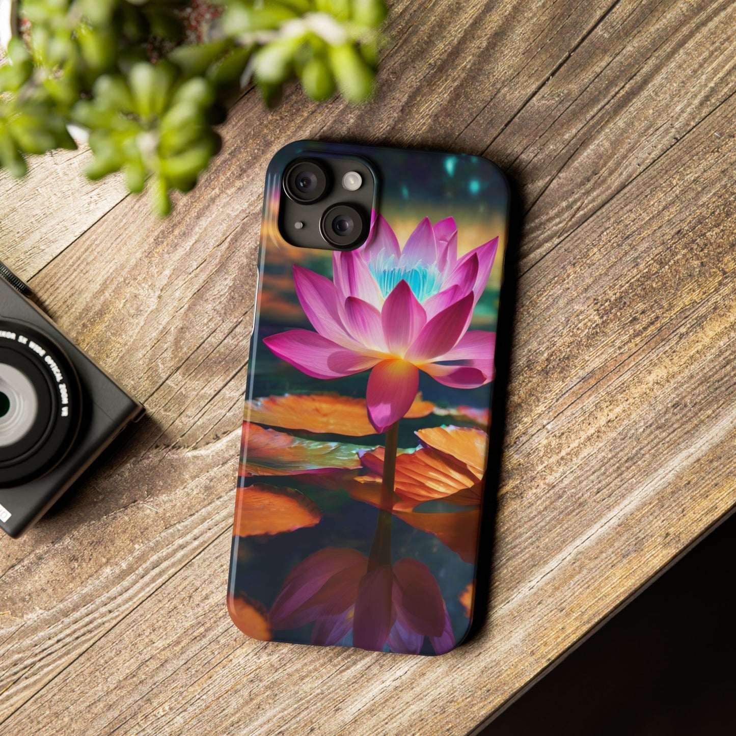 Slim Glossy Polycarbonate Phone Case for iPhone 16