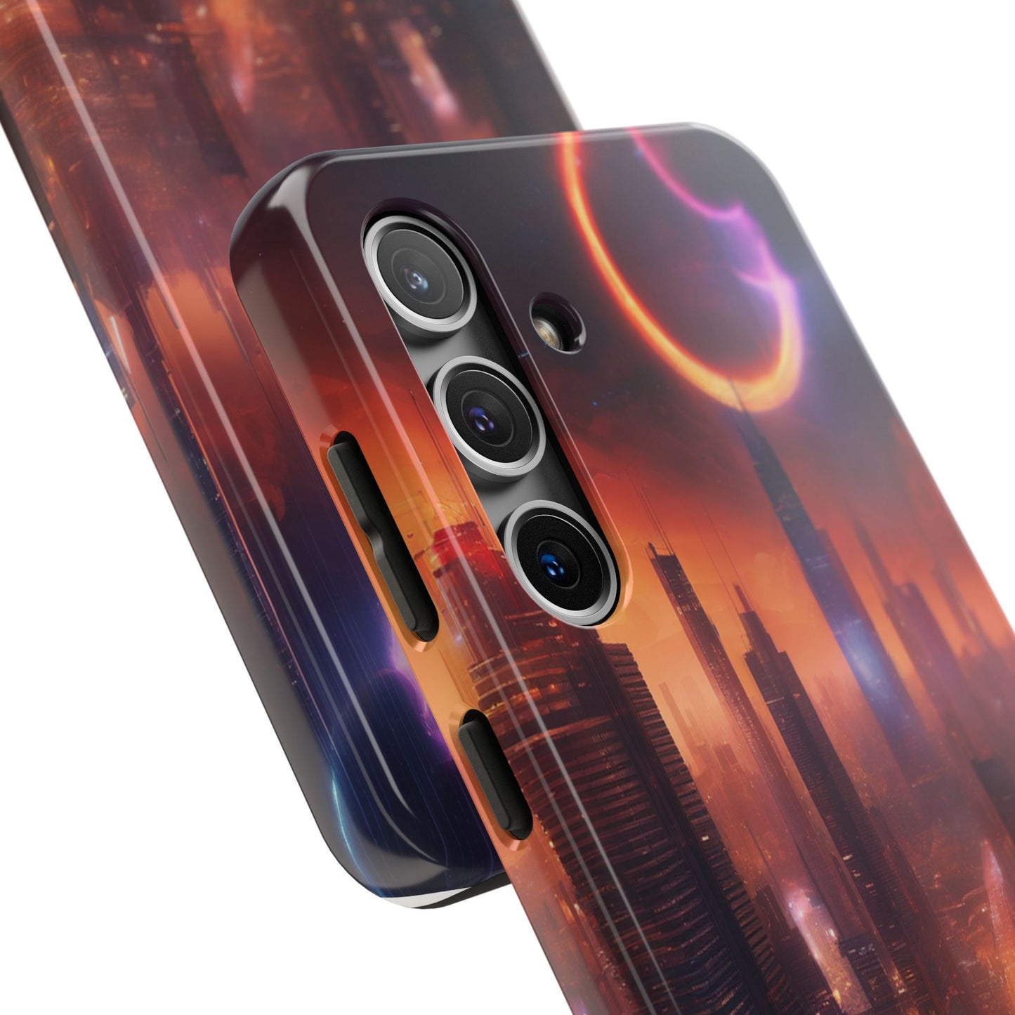 Rugged Phone Case - Impact-Resistant Dual-Layer TPU/PC, Glossy