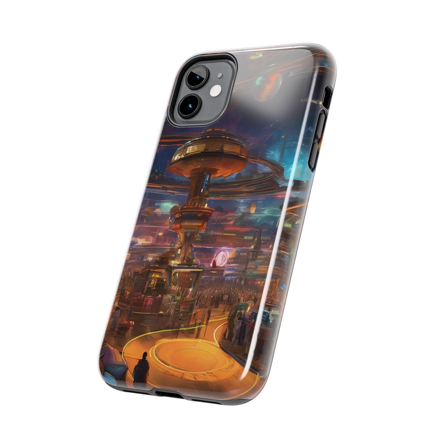 Tough Phone Case - 2-Piece Impact-Resistant Glossy Shield