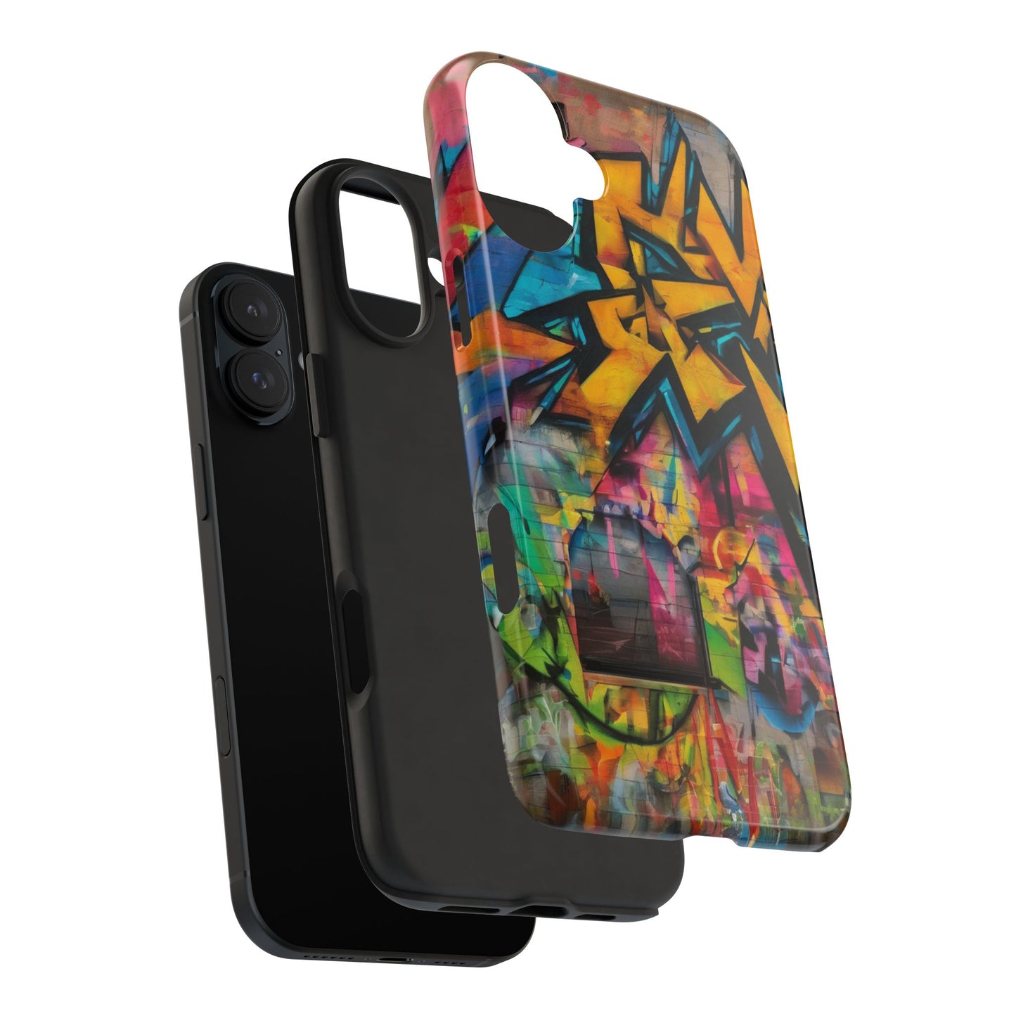 Rugged Phone Case - Impact-Resistant, Glossy Finish
