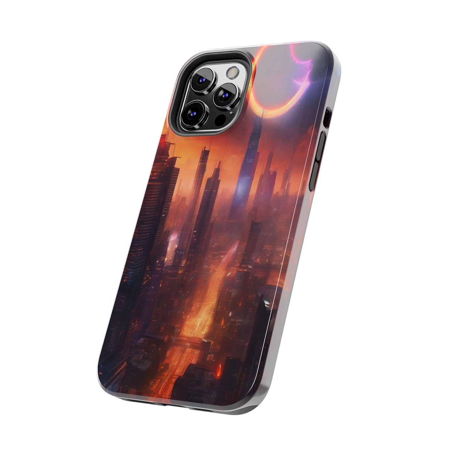 Rugged Phone Case - Impact-Resistant Dual-Layer TPU/PC, Glossy