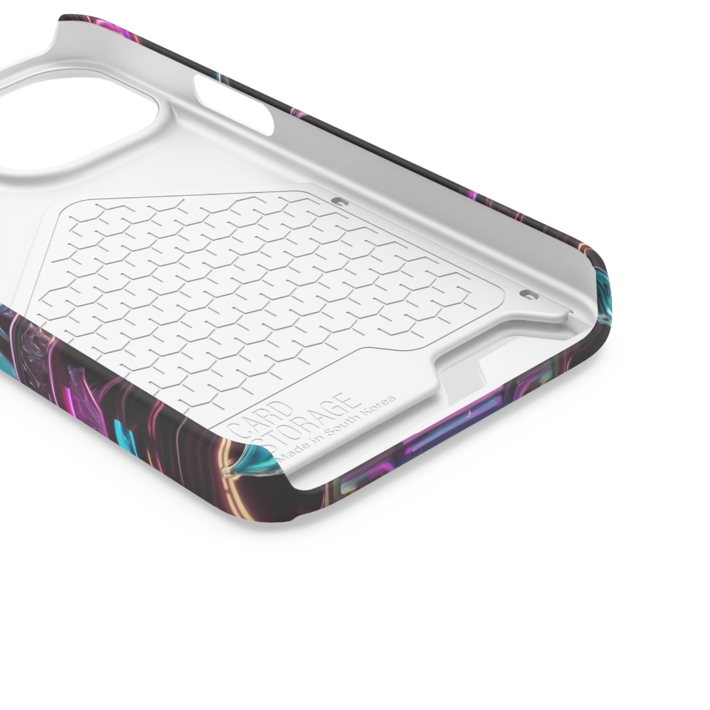 Neon Card Holder Phone Case - MagSafe Compatible