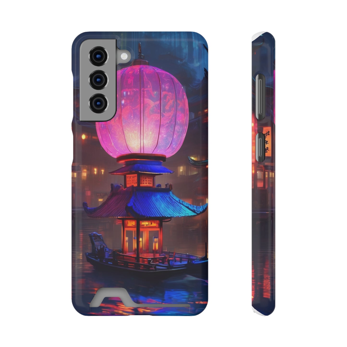 Neon Card Holder Phone Case - MagSafe, 1 Card Slot, Polycarbonate