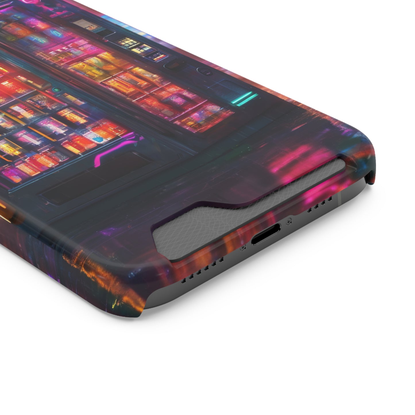 Phone Case with Card Holder - Impact-Resistant Polycarbonate, MagSafe