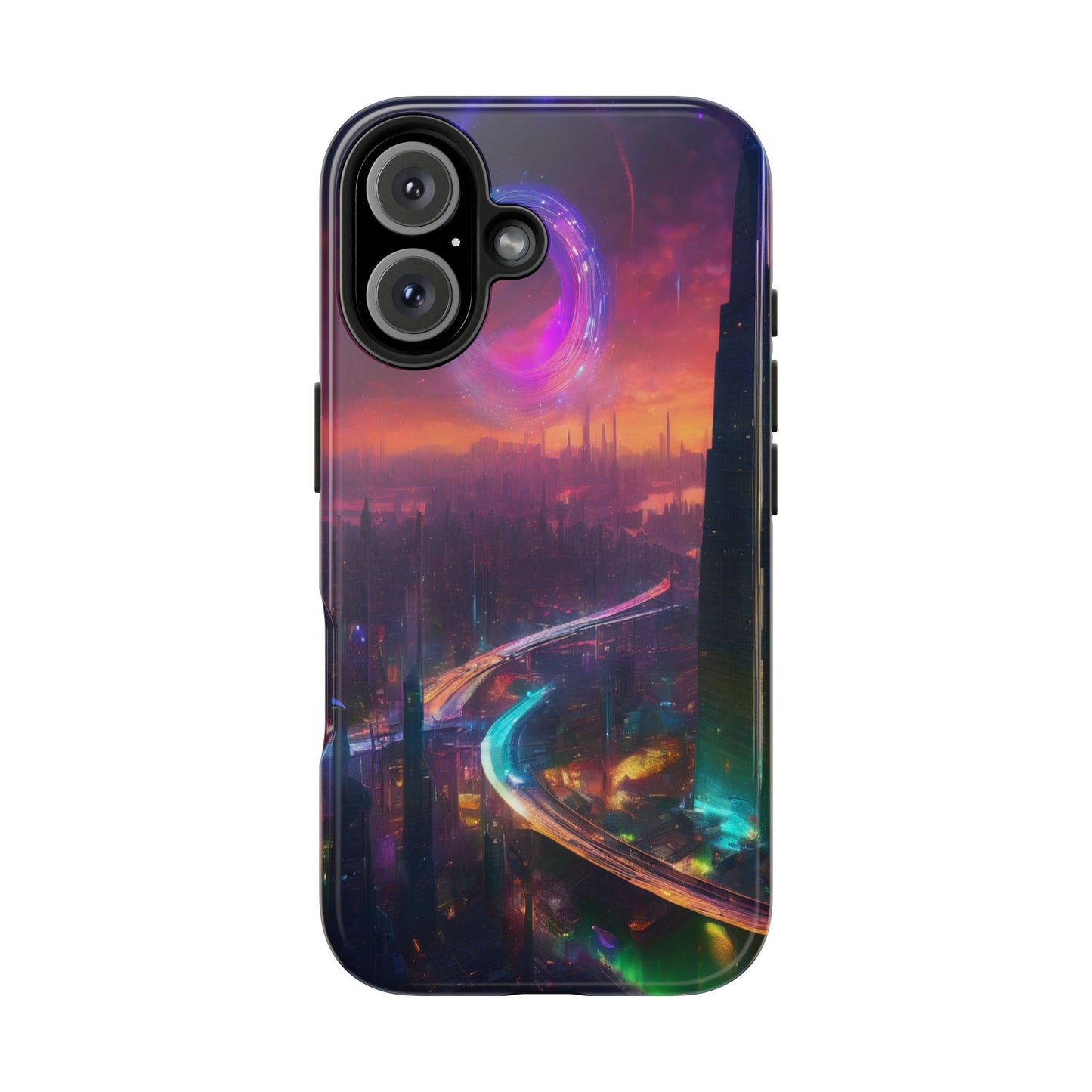 Tough Phone Case – Shockproof TPU/Polycarbonate for iPhone & Samsung