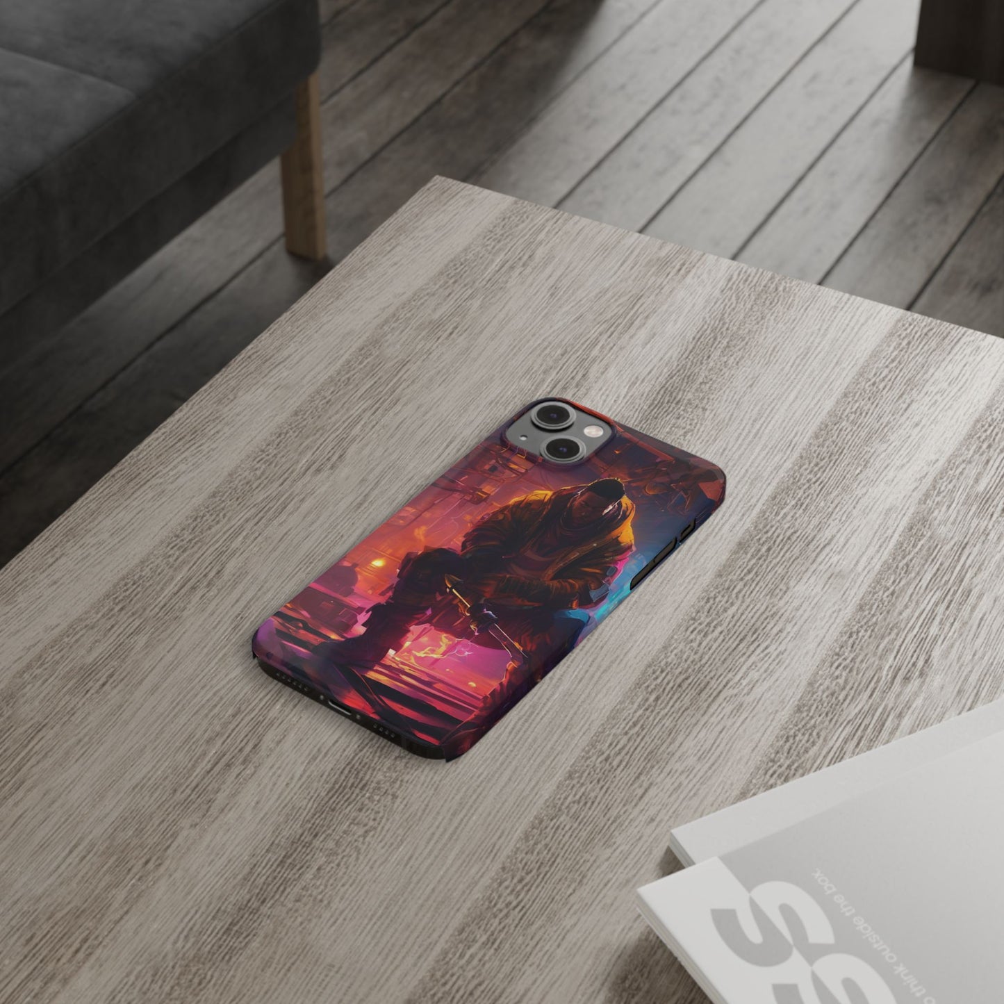 Slim Phone Case for iPhone 16 - Ultra-Thin, Glossy PC
