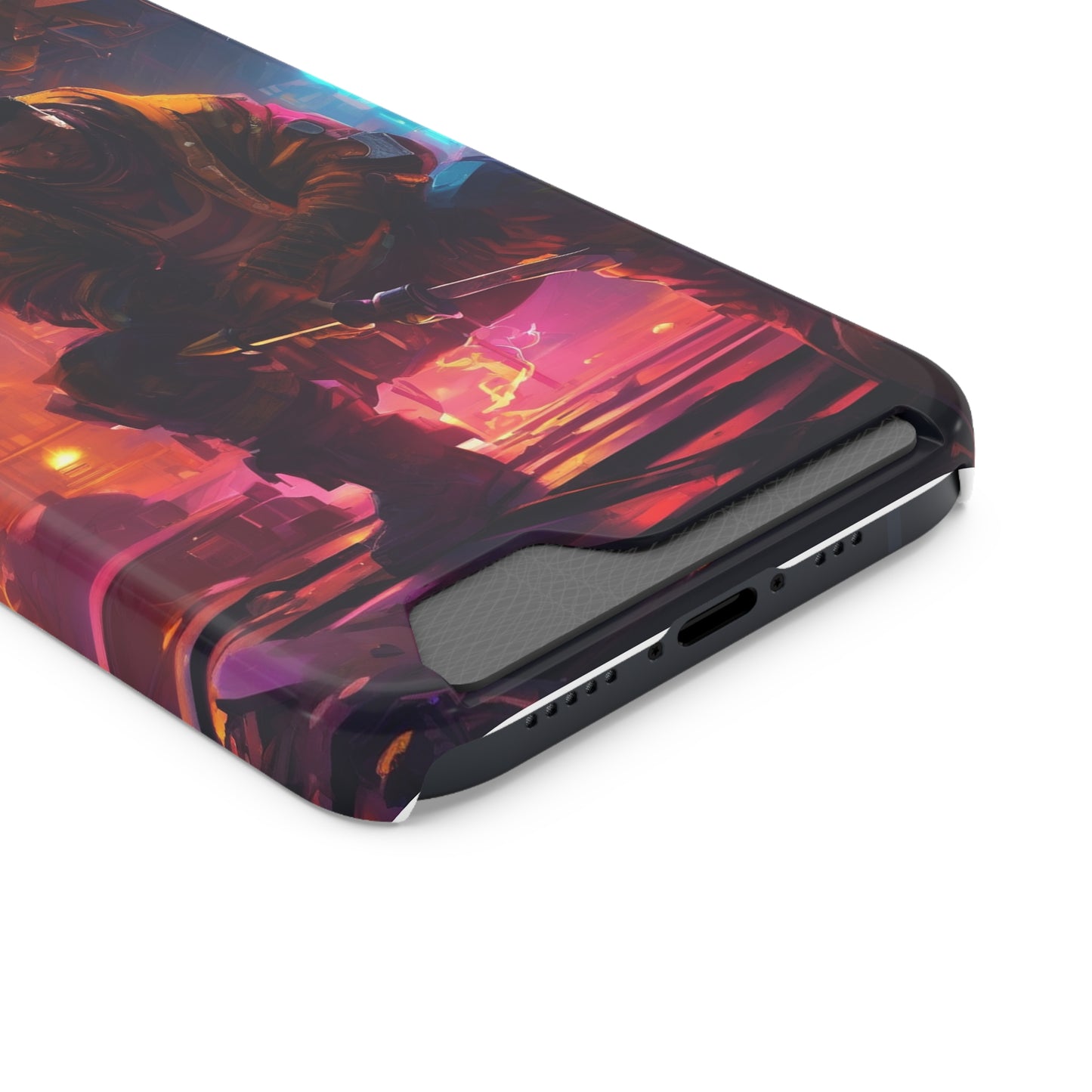 MagSafe Phone Case with Card Holder - Impact-Resistant Polycarbonate