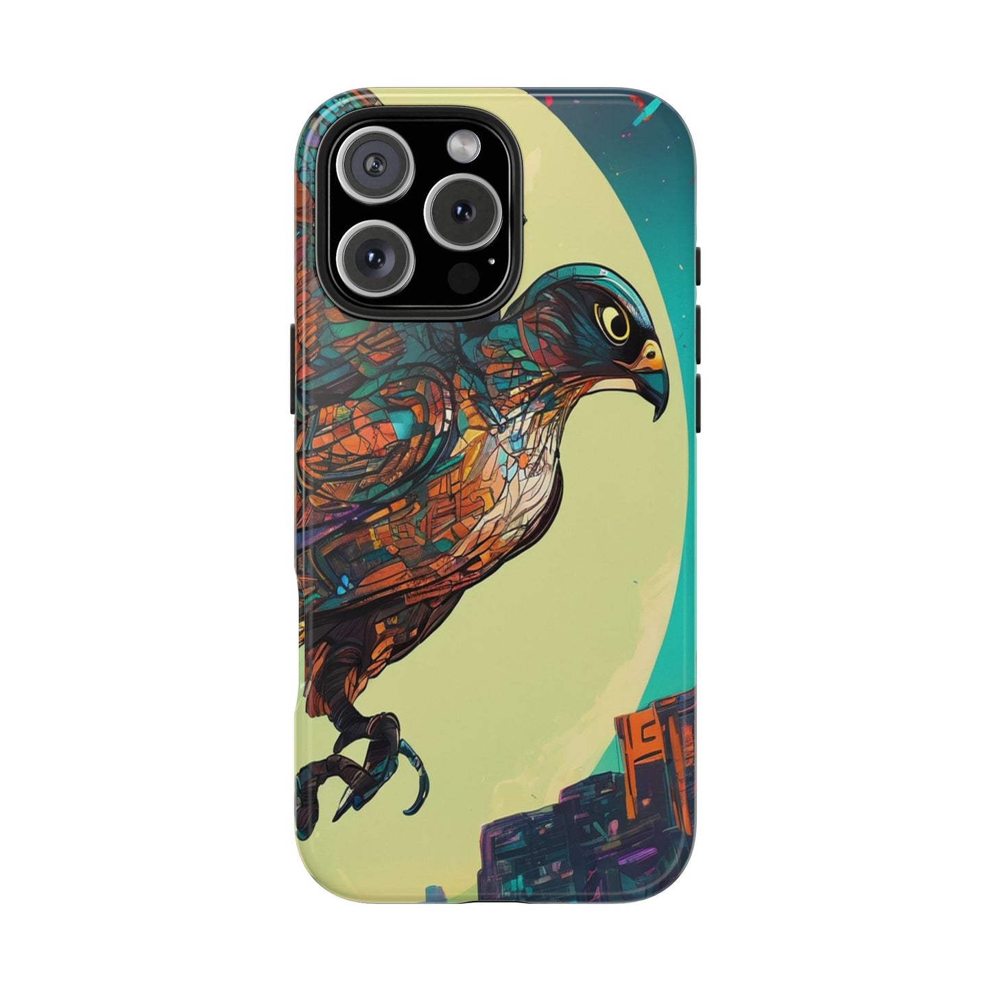 Neon Tough Phone Case - Impact-Resistant, Glossy Finish