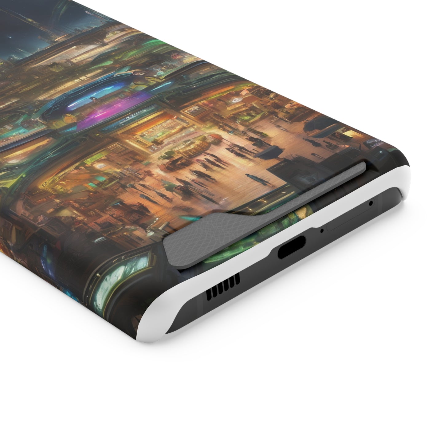 MagSafe Polycarbonate Phone Case with Card Holder - Glossy or Matte