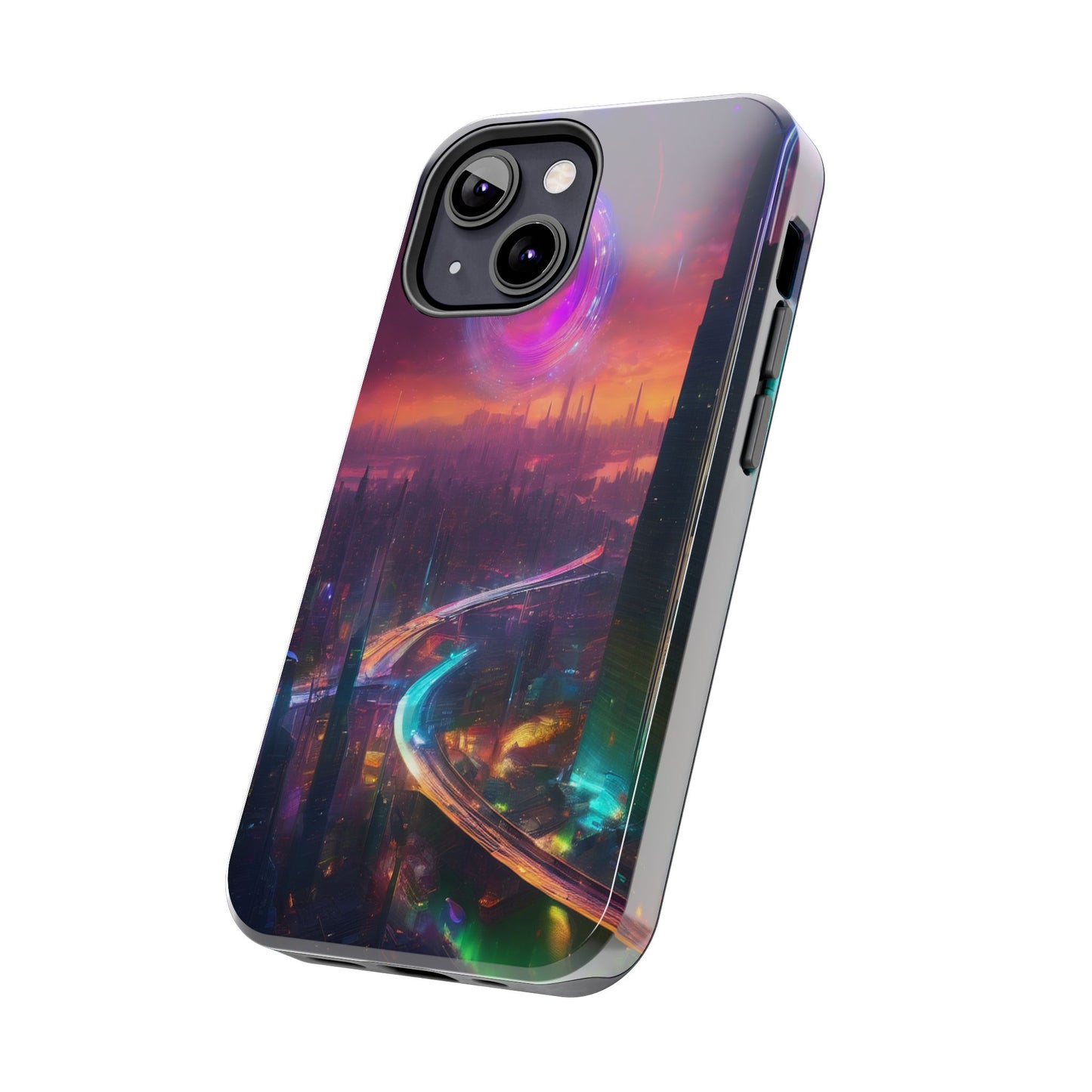Tough Phone Case – Shockproof TPU/Polycarbonate for iPhone & Samsung