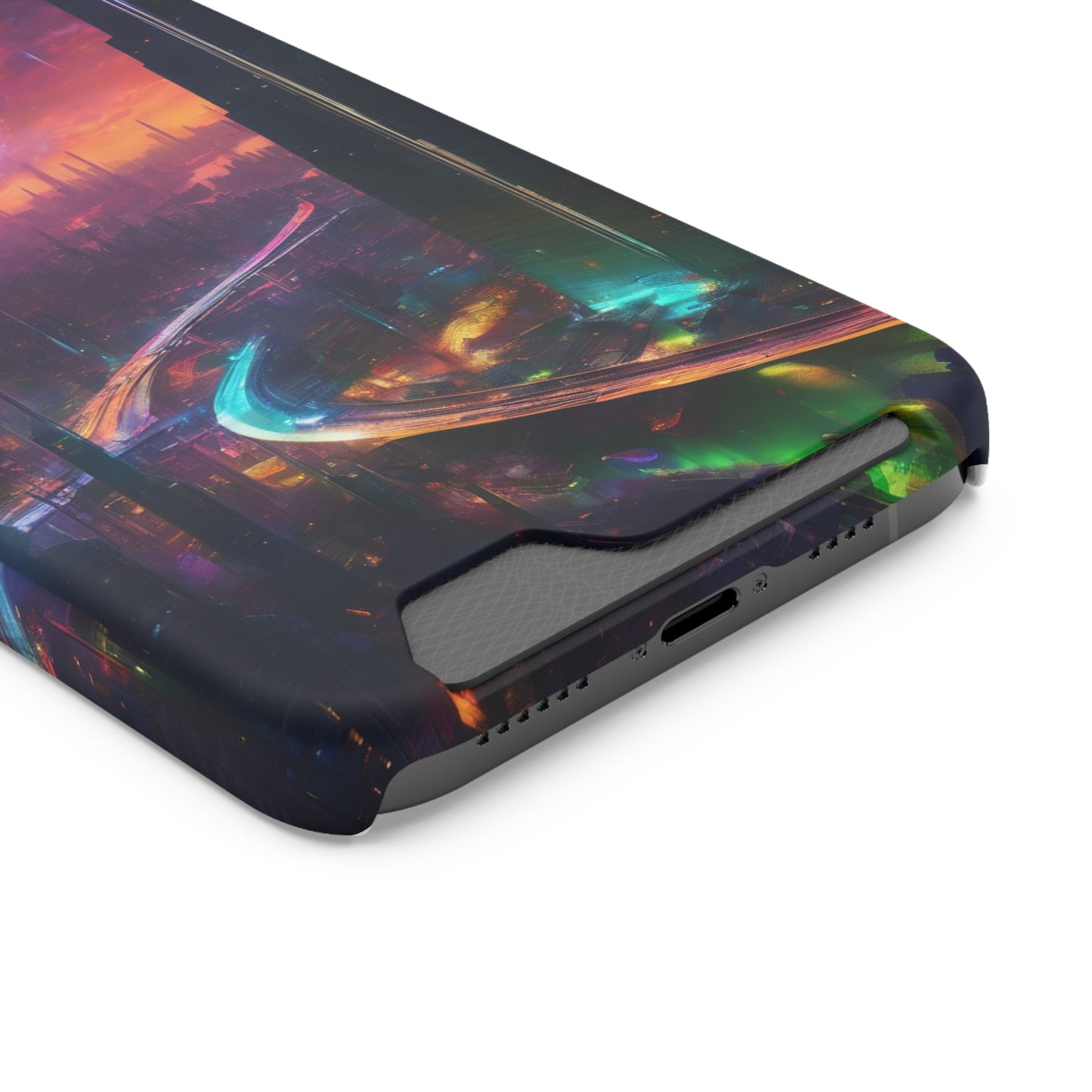 Neon Card Holder Phone Case - MagSafe, iPhone 13 & Galaxy S21/22