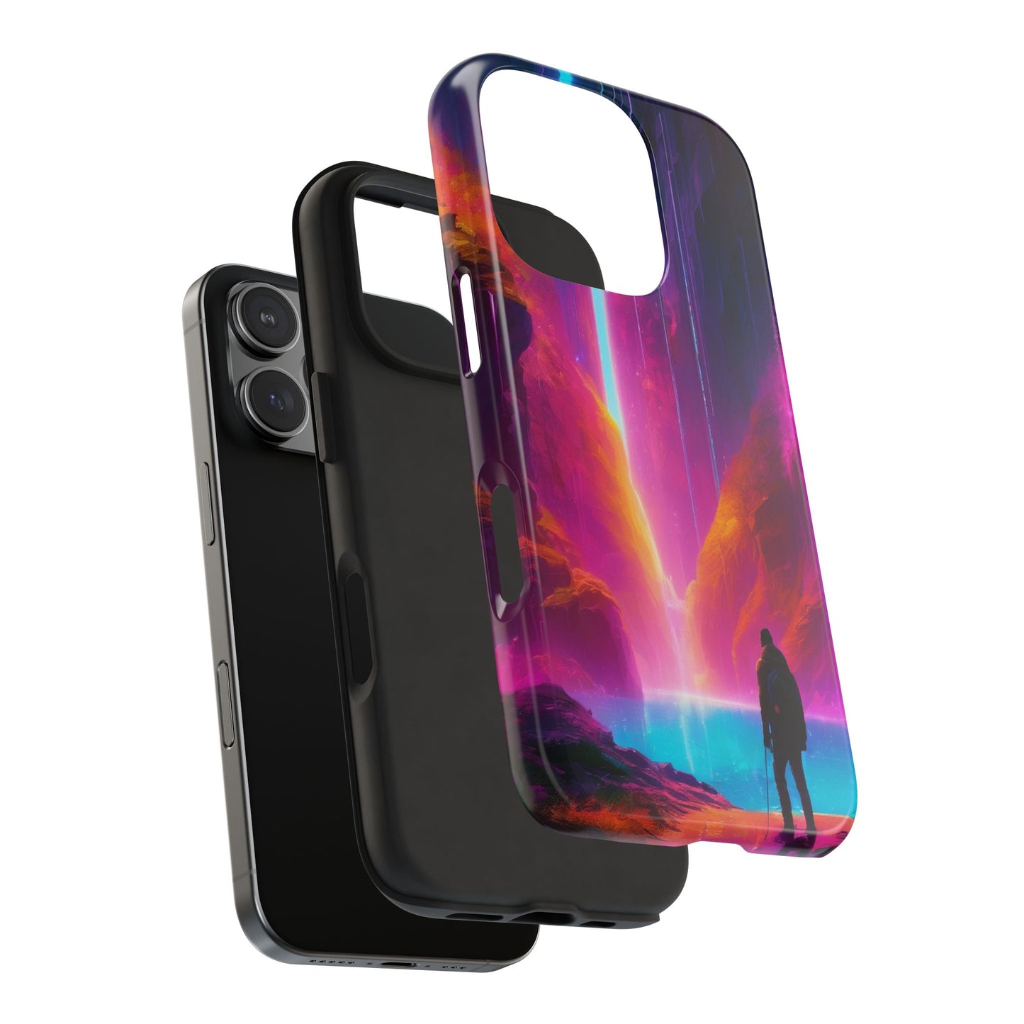 Tough Phone Case with TPU & PC Shell – Shockproof for iPhone/Samsung