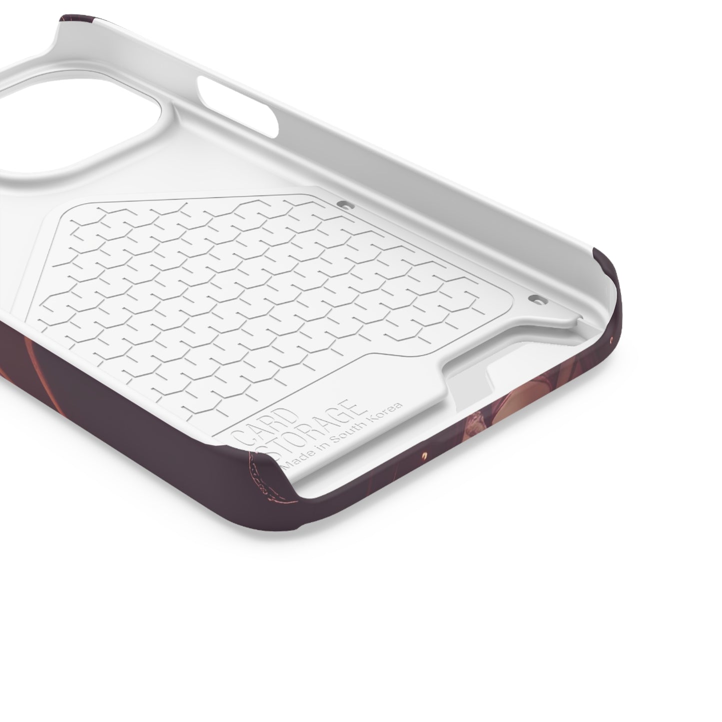 Phone Case with Card Holder - Polycarbonate, Glossy or Matte