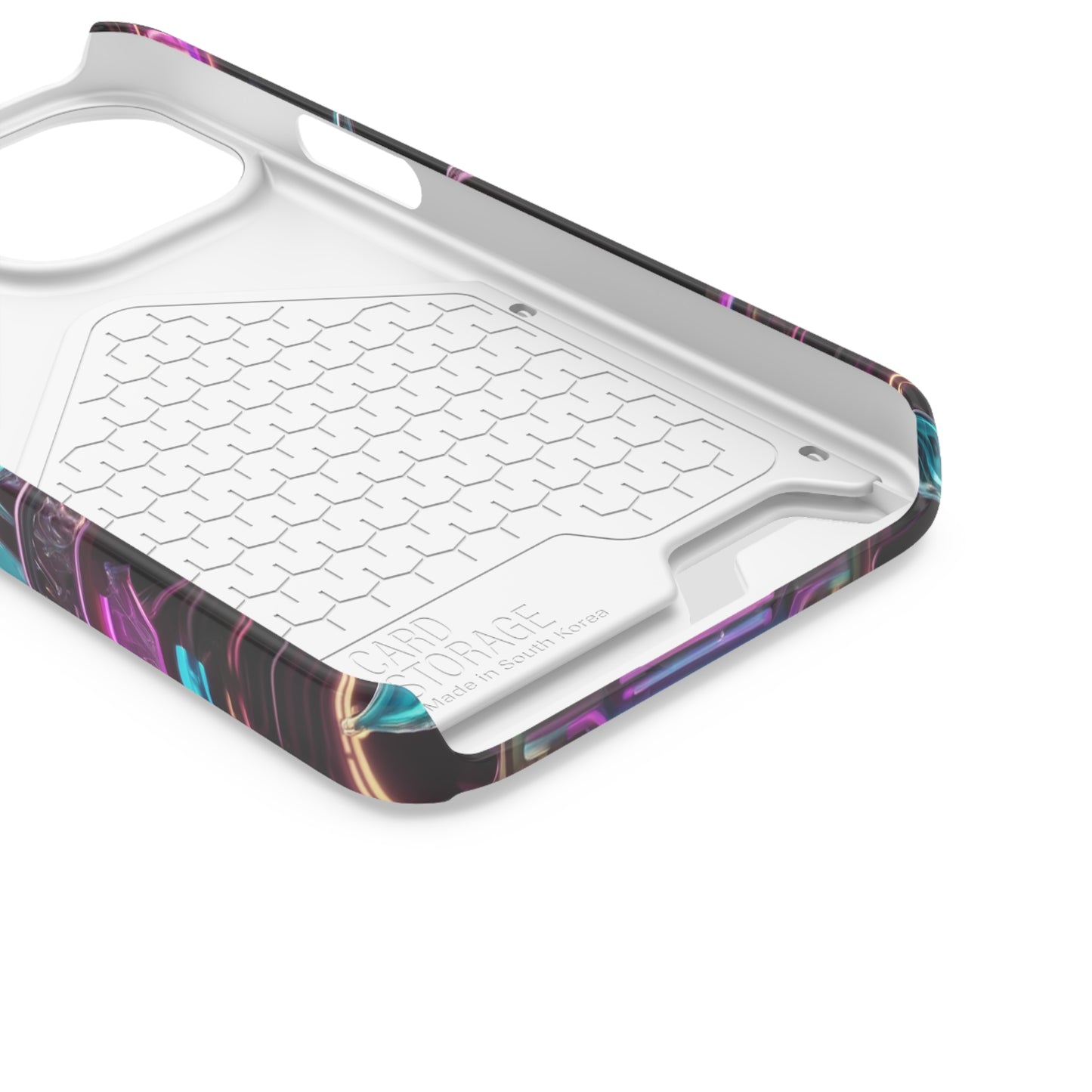 Neon Card Holder Phone Case - MagSafe Compatible