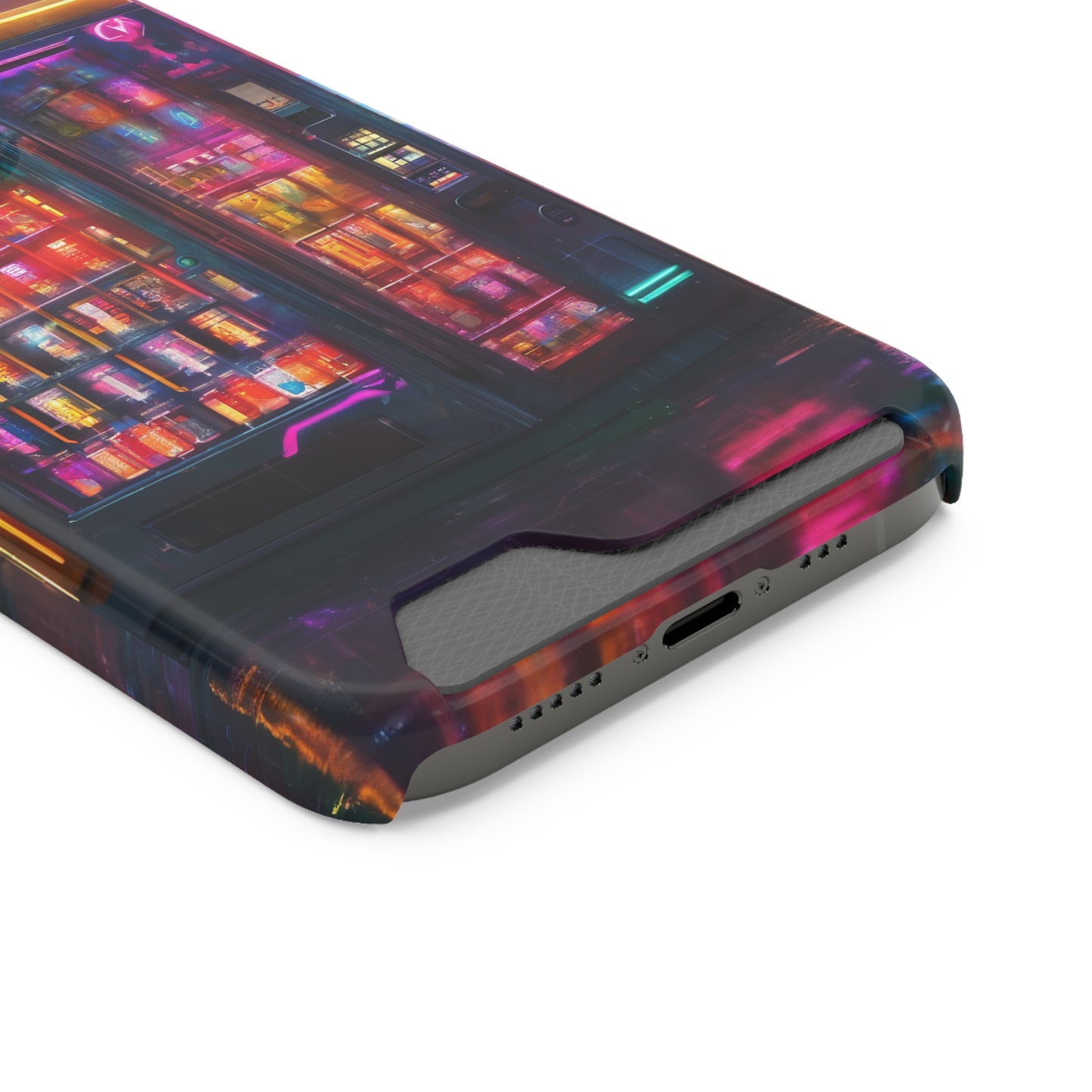 Phone Case with Card Holder - Impact-Resistant Polycarbonate, MagSafe