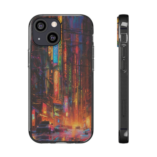 Clear Silicone Phone Case - Slim, Durable, Open-Port Design