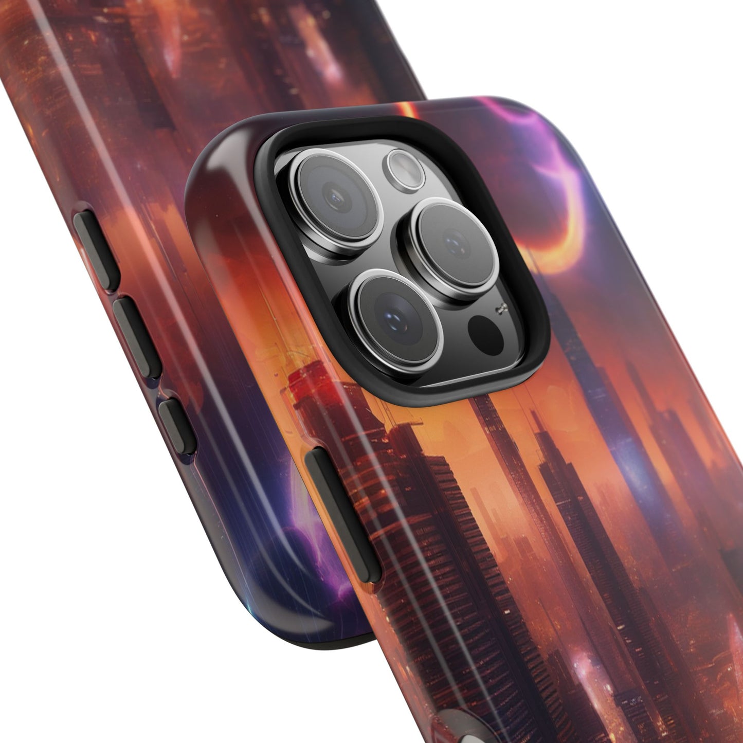 Rugged Phone Case - Impact-Resistant Dual-Layer TPU/PC, Glossy