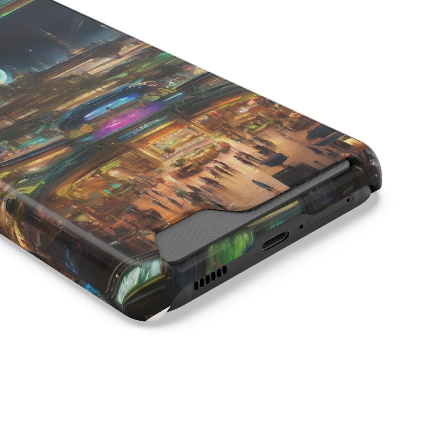 MagSafe Polycarbonate Phone Case with Card Holder - Glossy or Matte