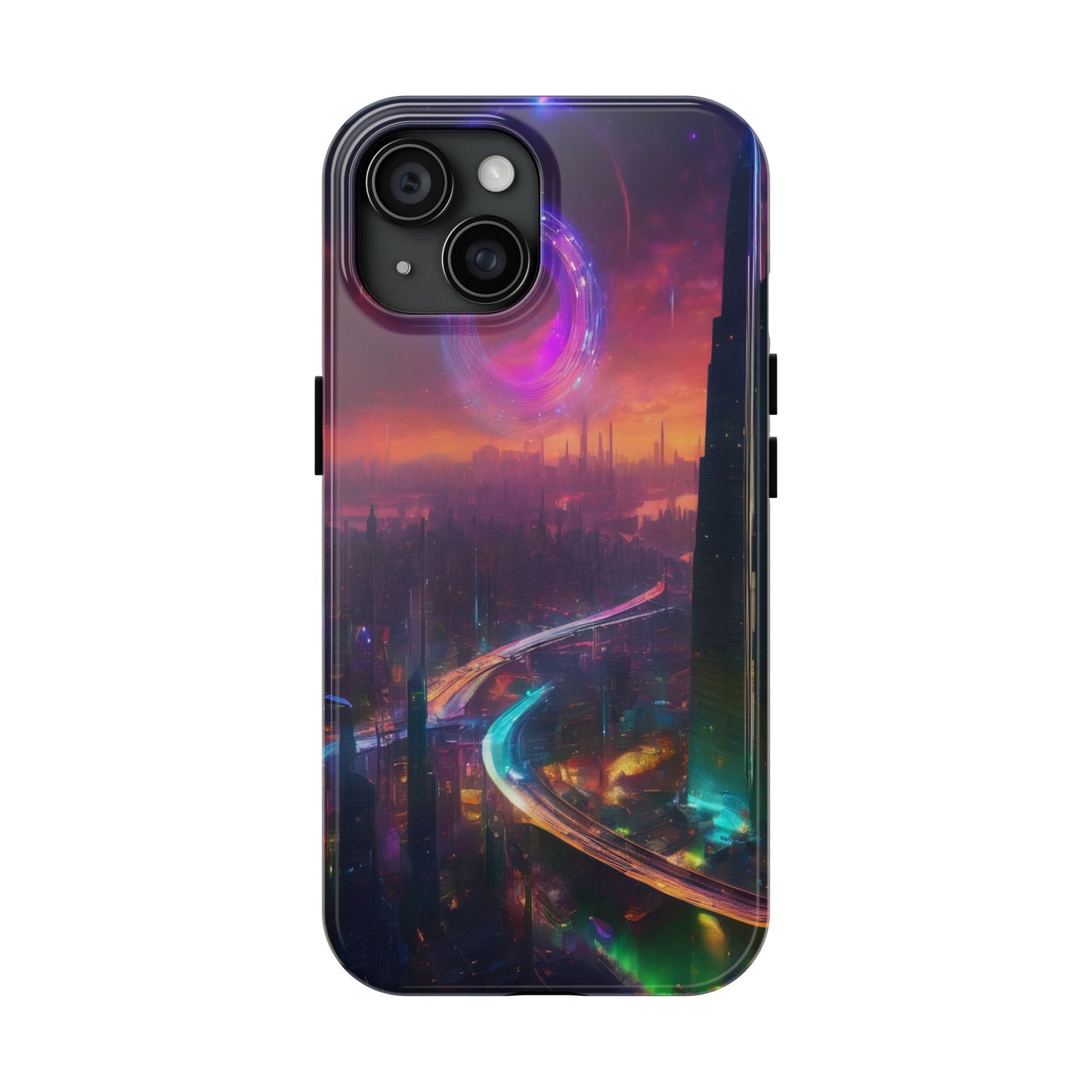 Tough Phone Case – Shockproof TPU/Polycarbonate for iPhone & Samsung