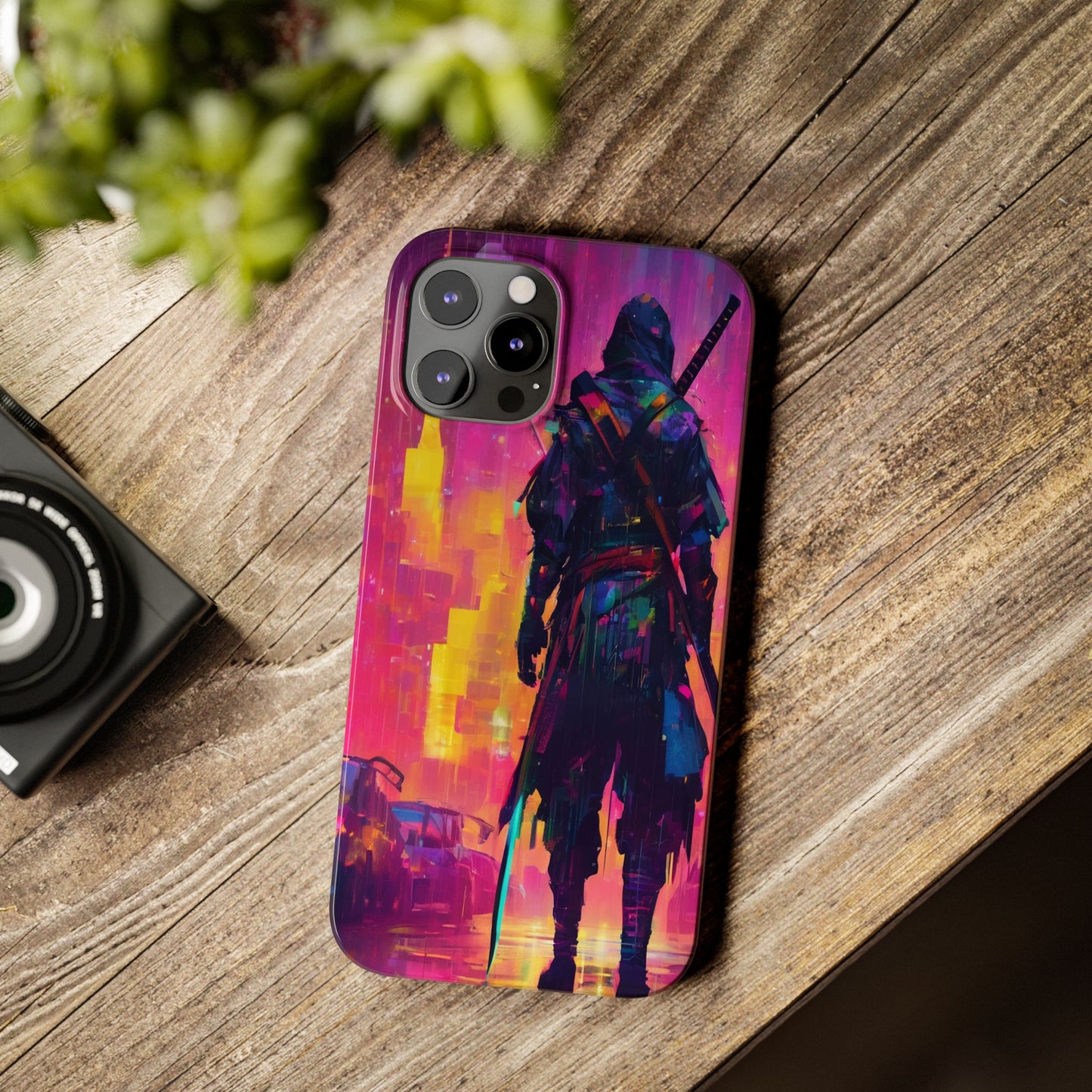 Neon Slim Phone Case for iPhone 16 - Glossy Lexan Finish