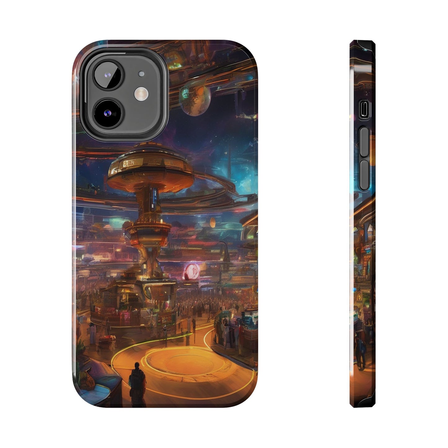 Tough Phone Case - 2-Piece Impact-Resistant Glossy Shield