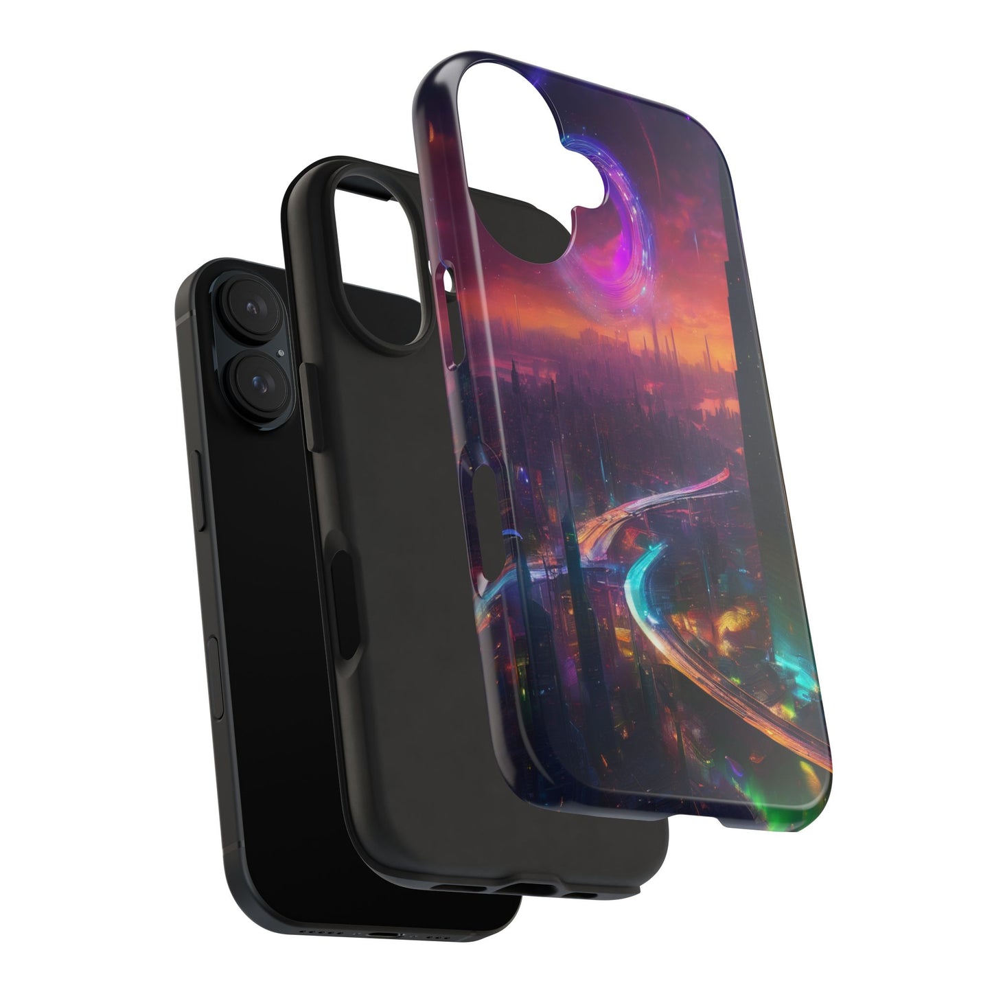 Tough Phone Case – Shockproof TPU/Polycarbonate for iPhone & Samsung