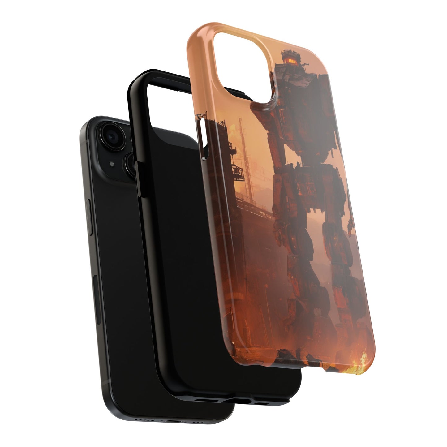 Tough Phone Case - Impact-Resistant, 2-Piece TPU/PC