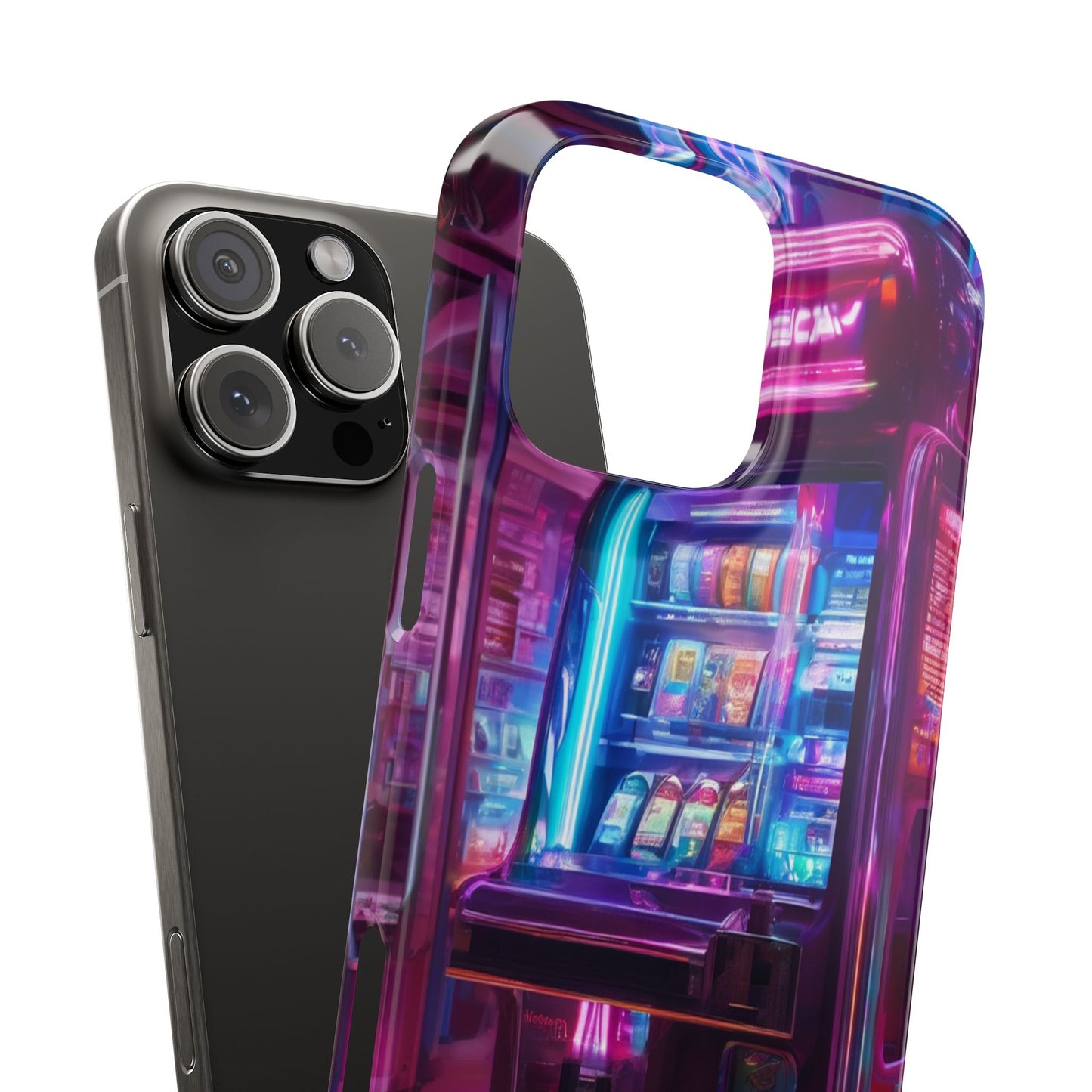 Slim Phone Case for iPhone 16 - Glossy Polycarbonate