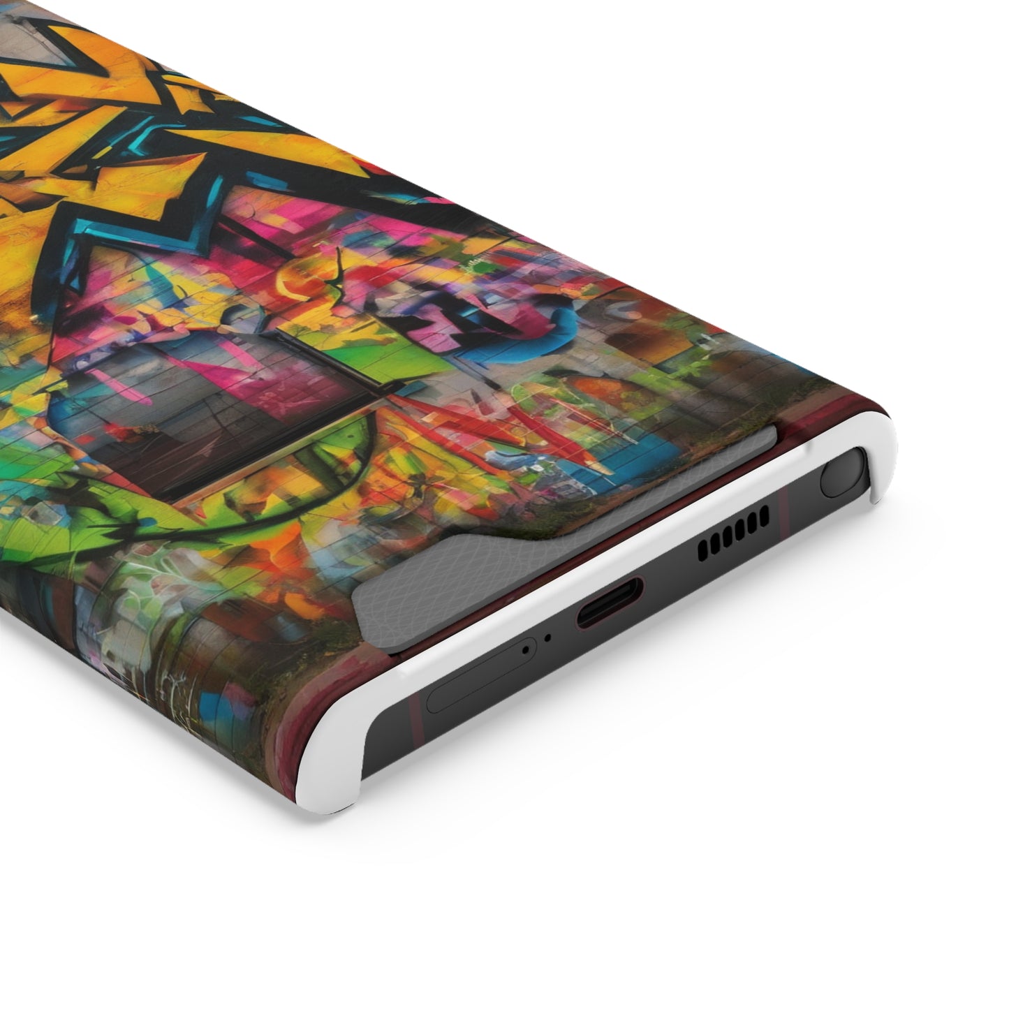Neon Card-Holder MagSafe Phone Case for iPhone 13 & Galaxy S21/S22