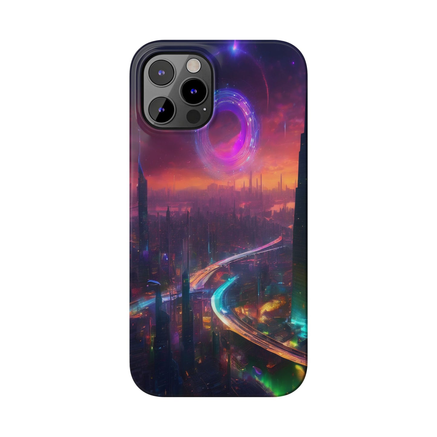 Slim Glossy Phone Case for iPhone 16 – Lexan PC